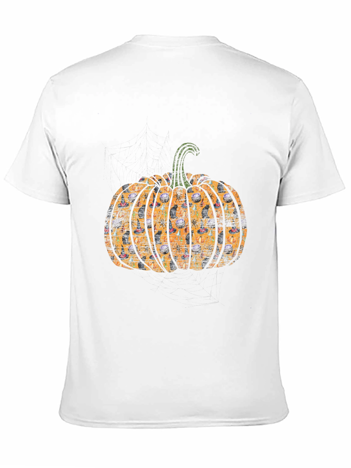 Halloween Pumpkin Cat T-Shirt
