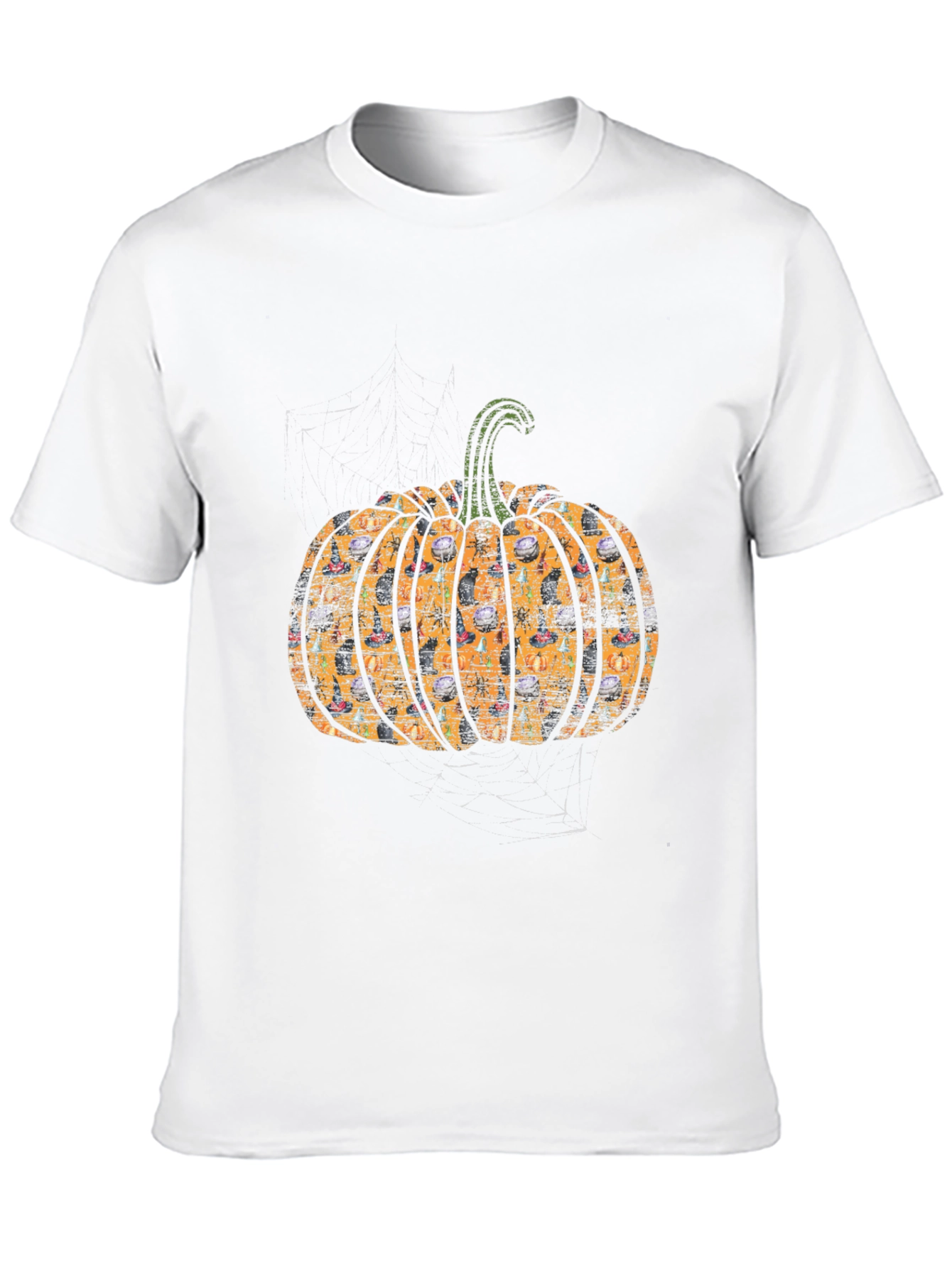 Halloween Pumpkin Cat T-Shirt