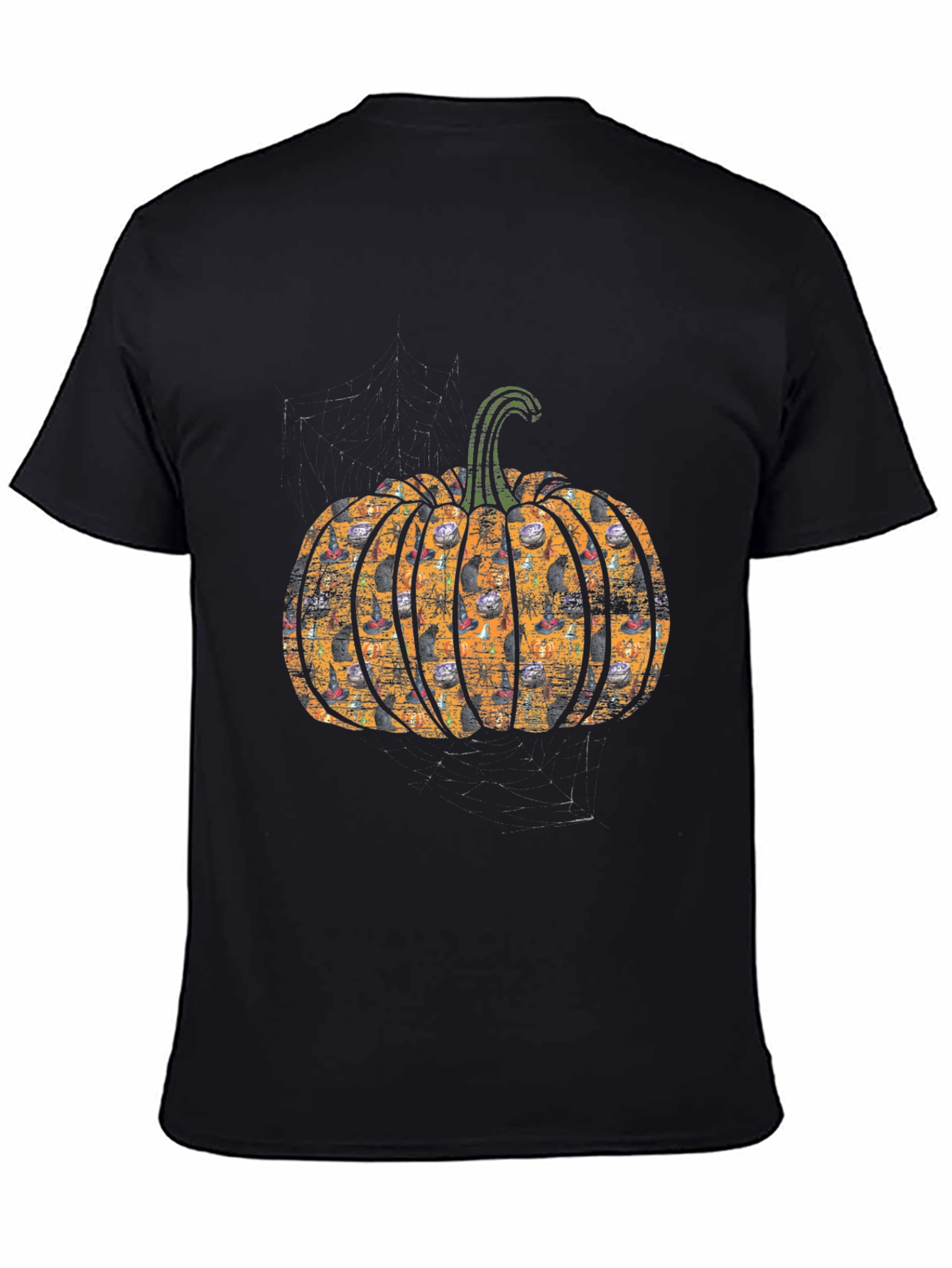 Halloween Pumpkin Cat T-Shirt