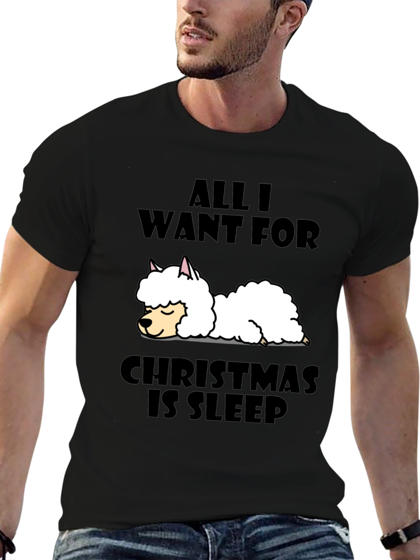 All I Want For Christmas Is Sleep T-Shirt