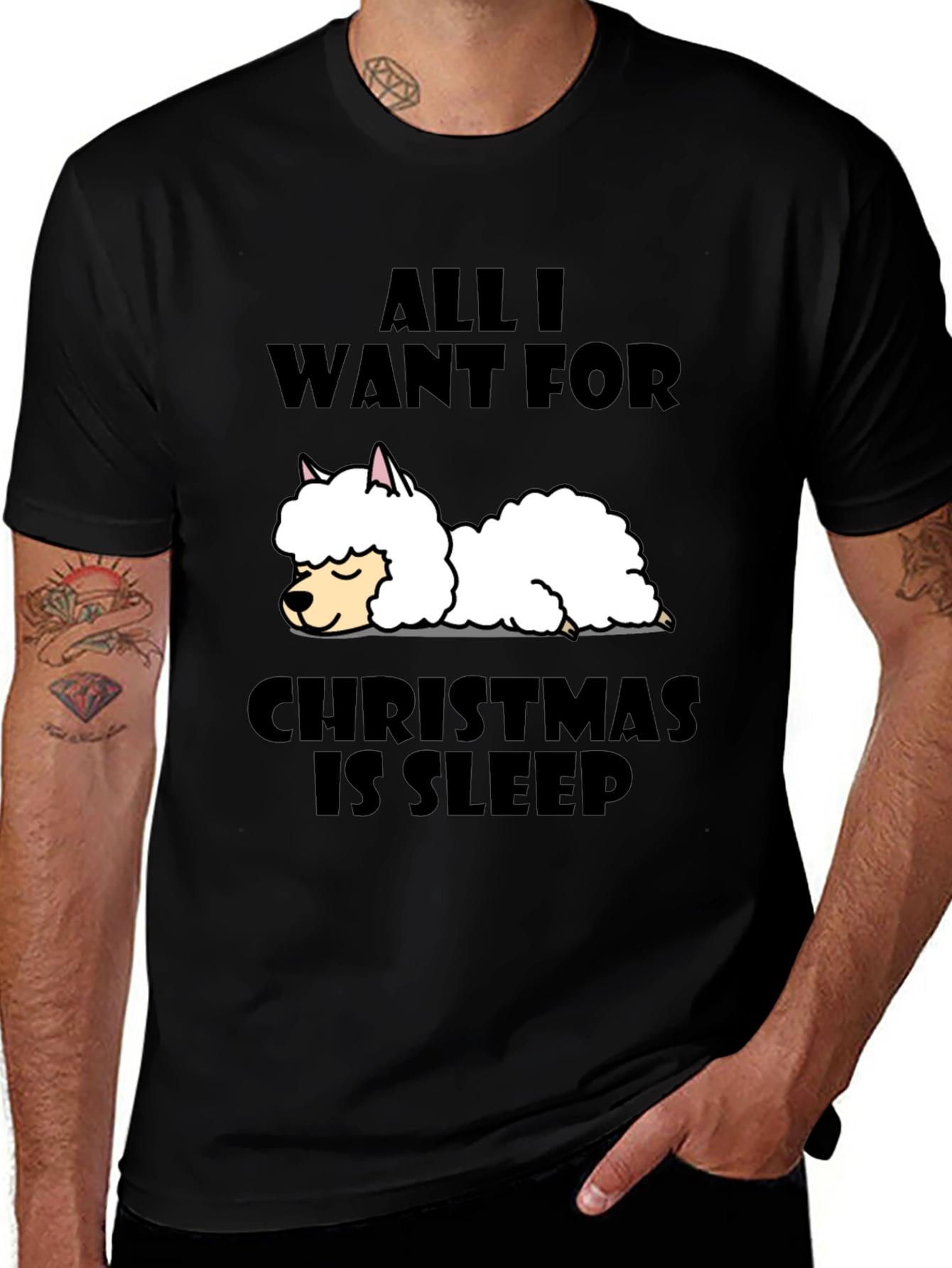 All I Want For Christmas Is Sleep T-Shirt