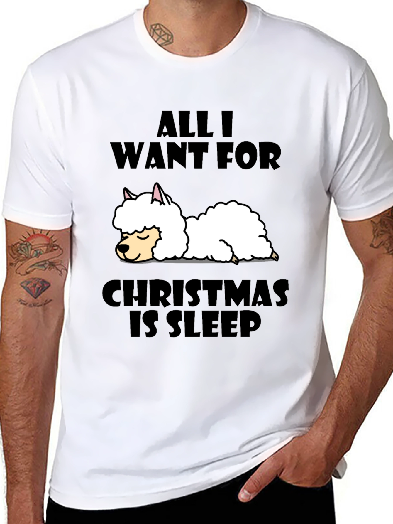 All I Want For Christmas Is Sleep T-Shirt