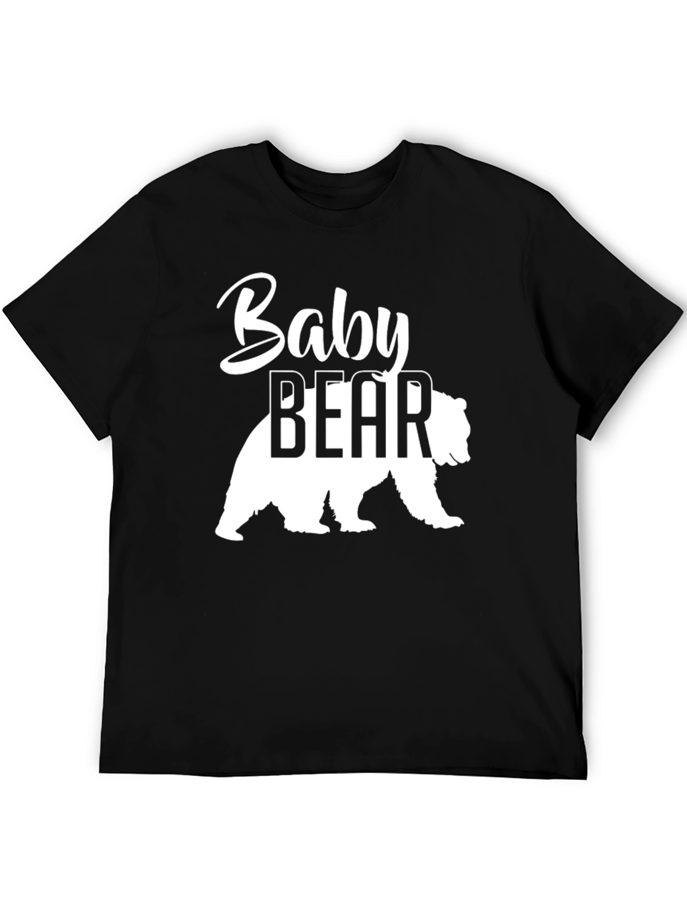 Baby Bear T-Shirt - Black Cotton Blend