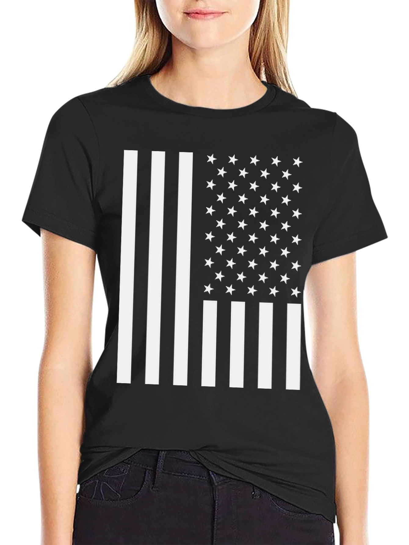 American Flag Graphic T-Shirt