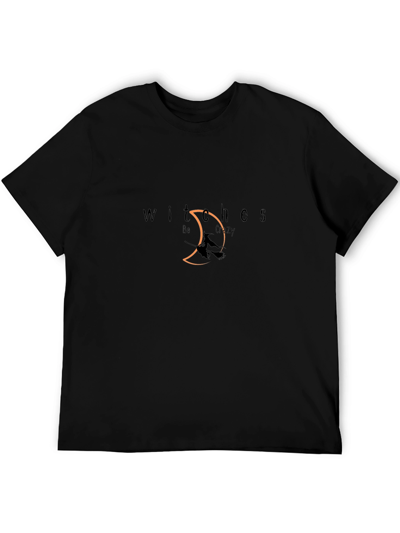 Witches Be Crazy Black Graphic Tee