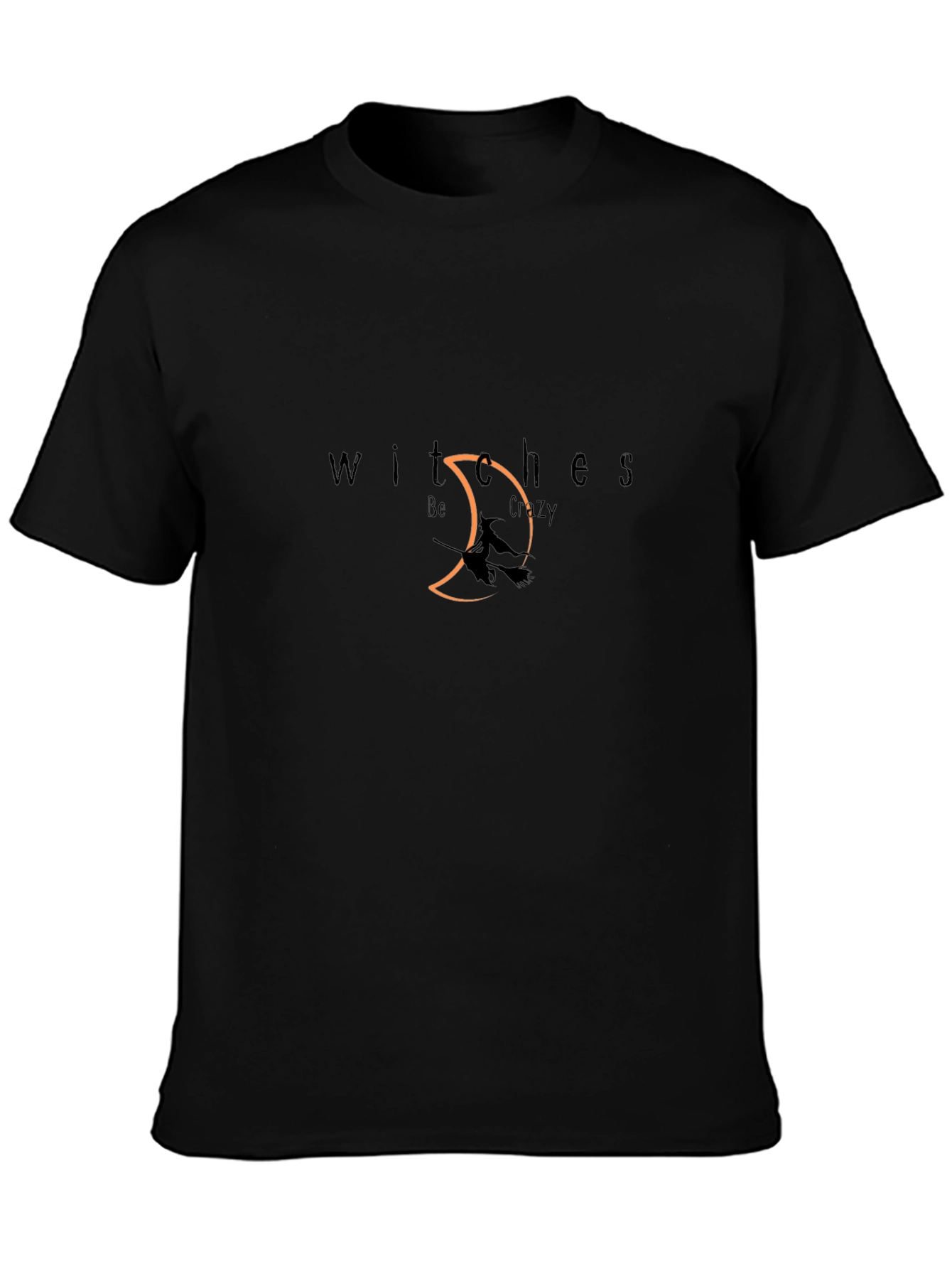 Witches Be Crazy Black Graphic Tee
