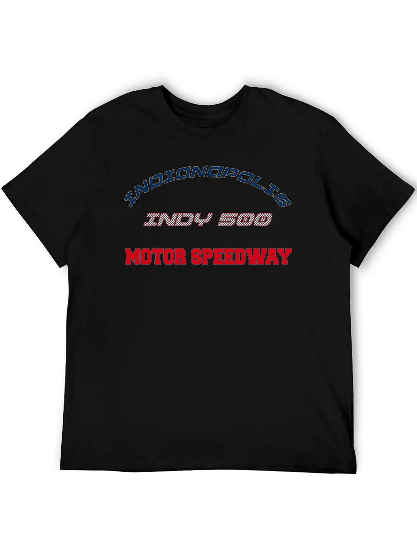 Indianapolis Indy 500 Motor Speedway Black T-Shirt
