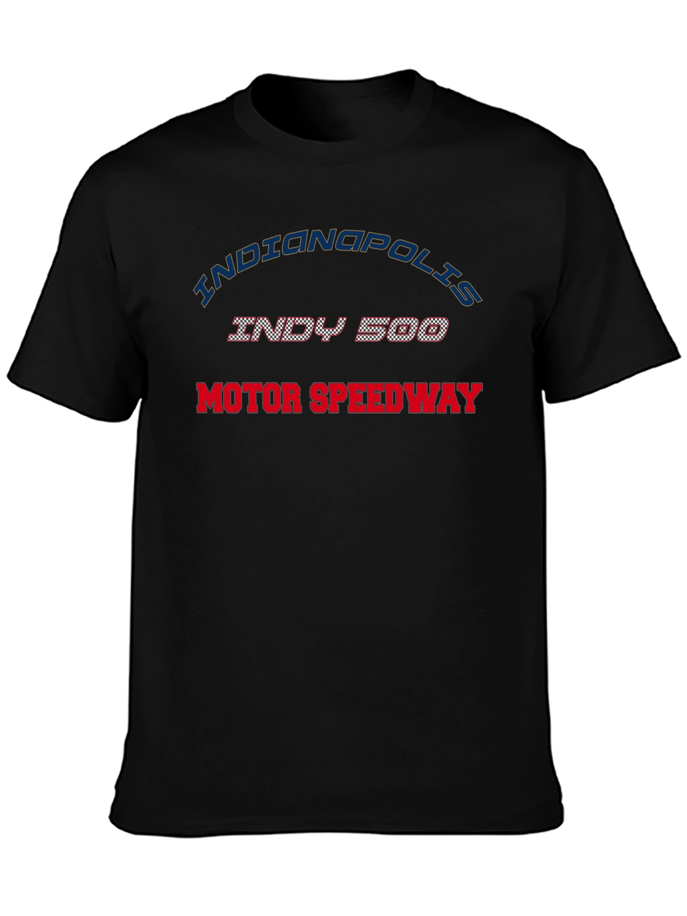 Indianapolis Indy 500 Motor Speedway Black T-Shirt