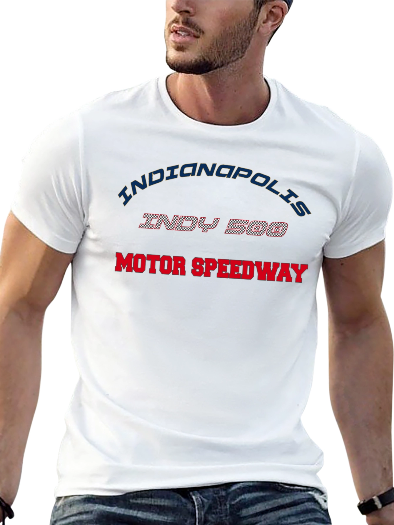 Indianapolis Indy 500 Motor Speedway Black T-Shirt