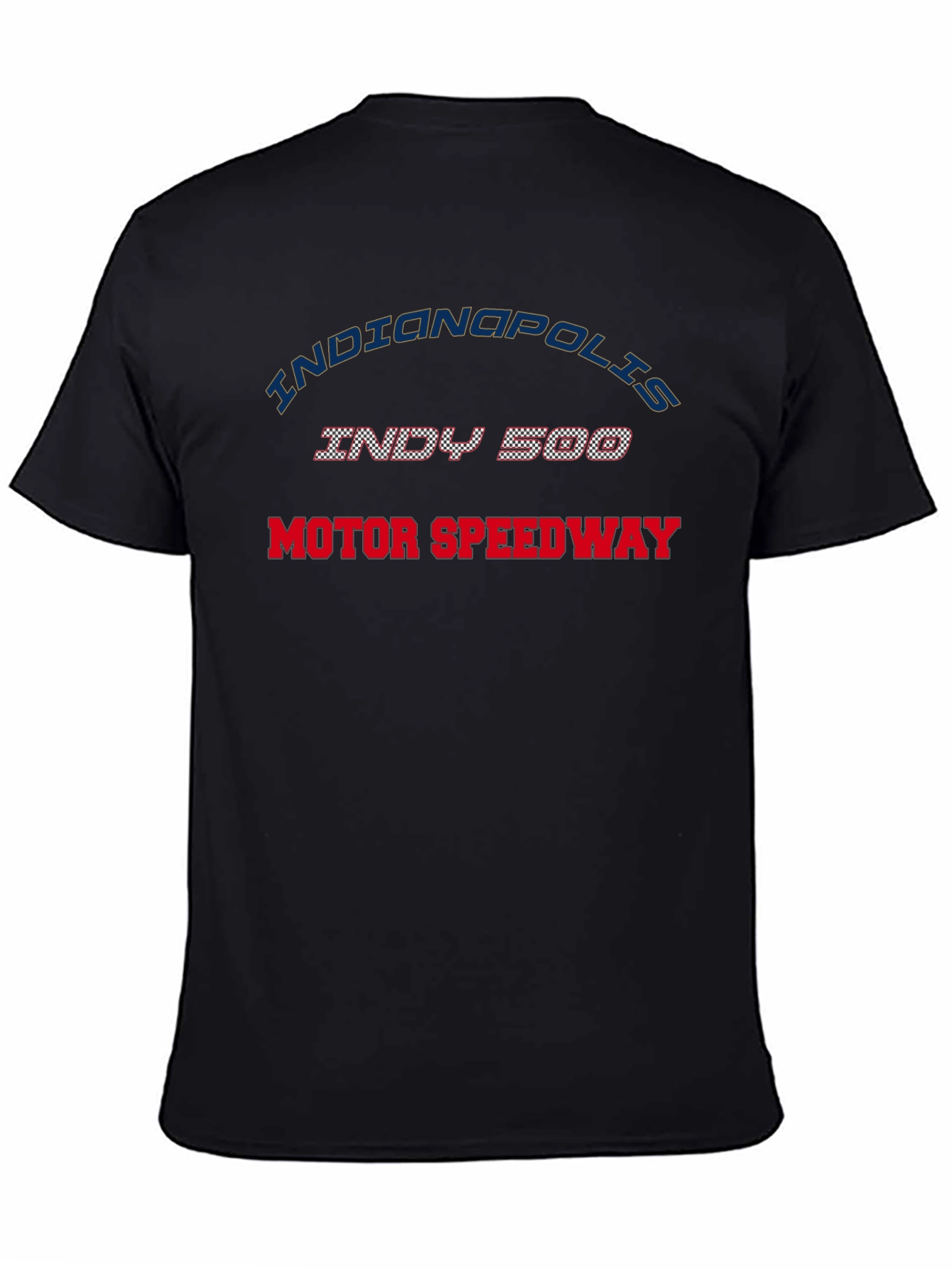 Indianapolis Indy 500 Motor Speedway Black T-Shirt