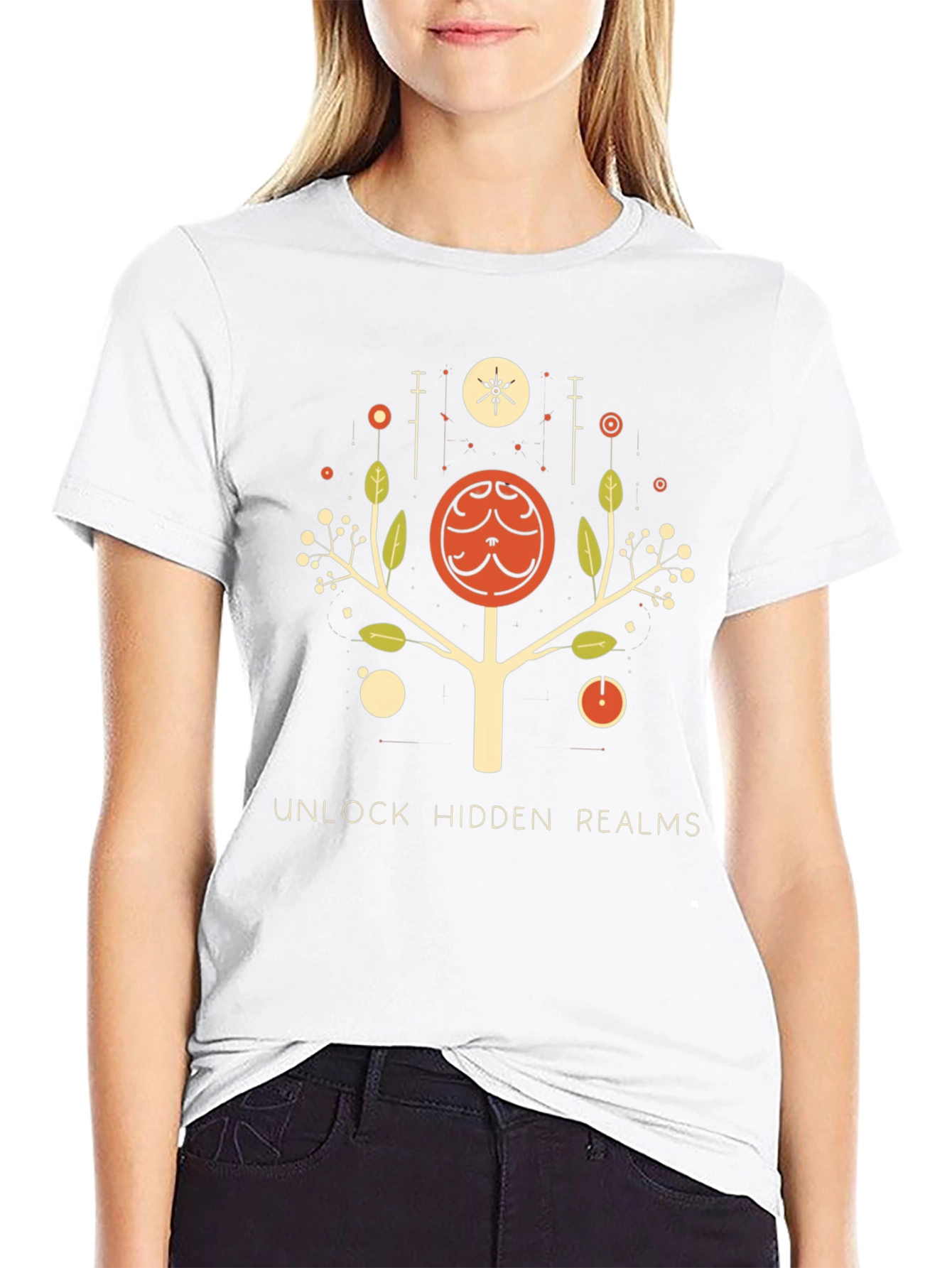 Unlock Hidden Realms Graphic Tee
