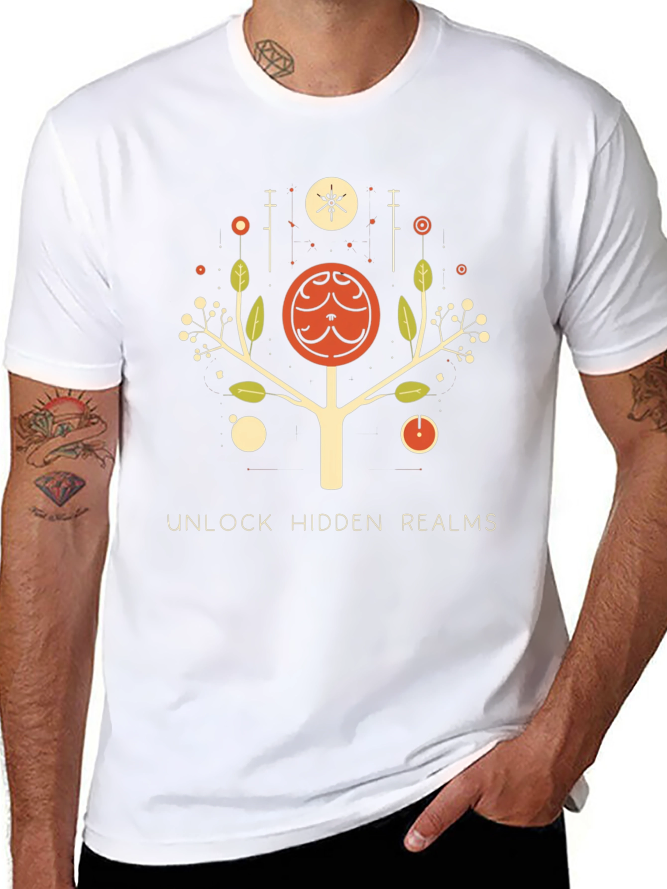 Unlock Hidden Realms Graphic Tee