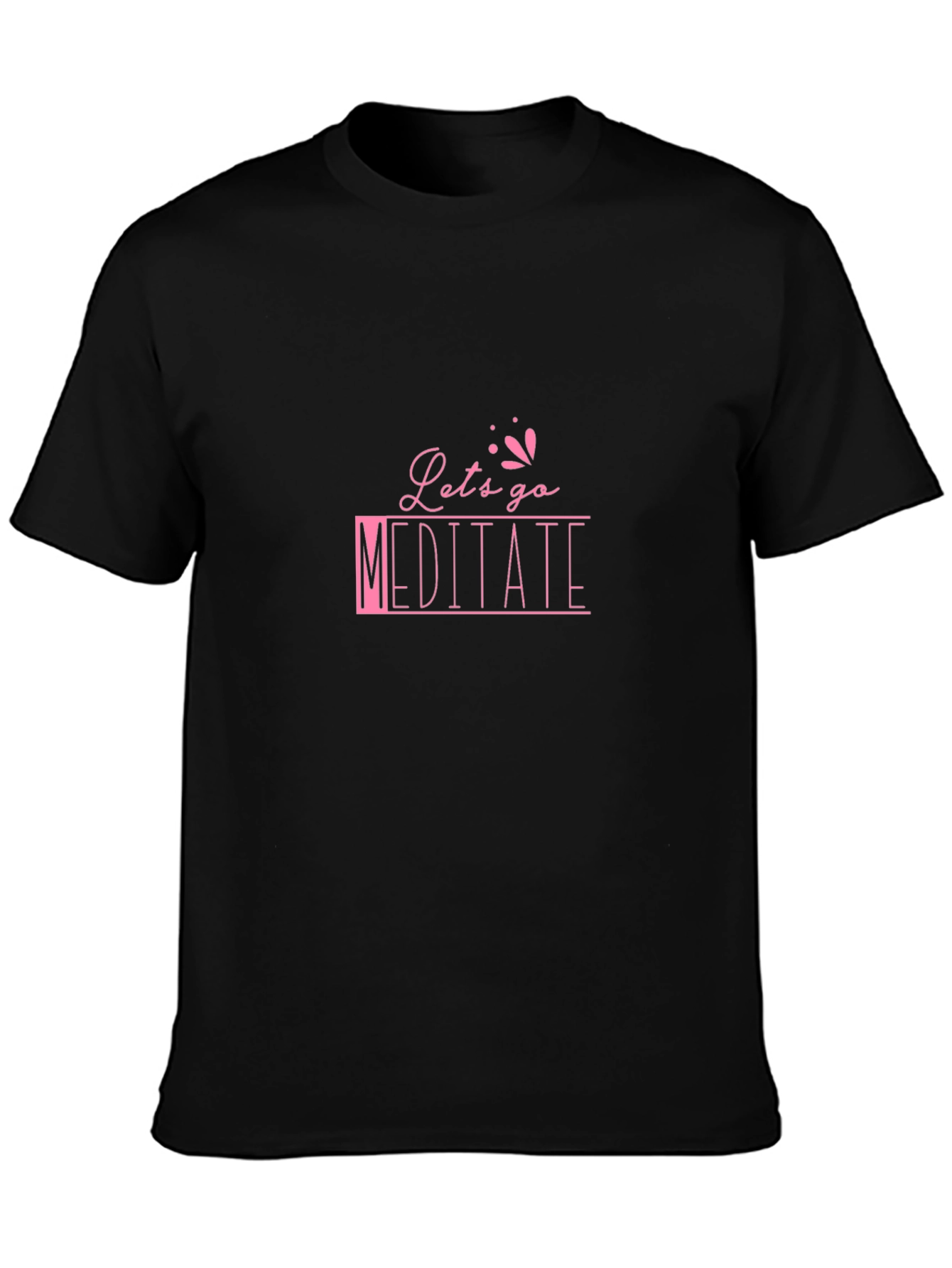Meditate Graphic Tee - Black