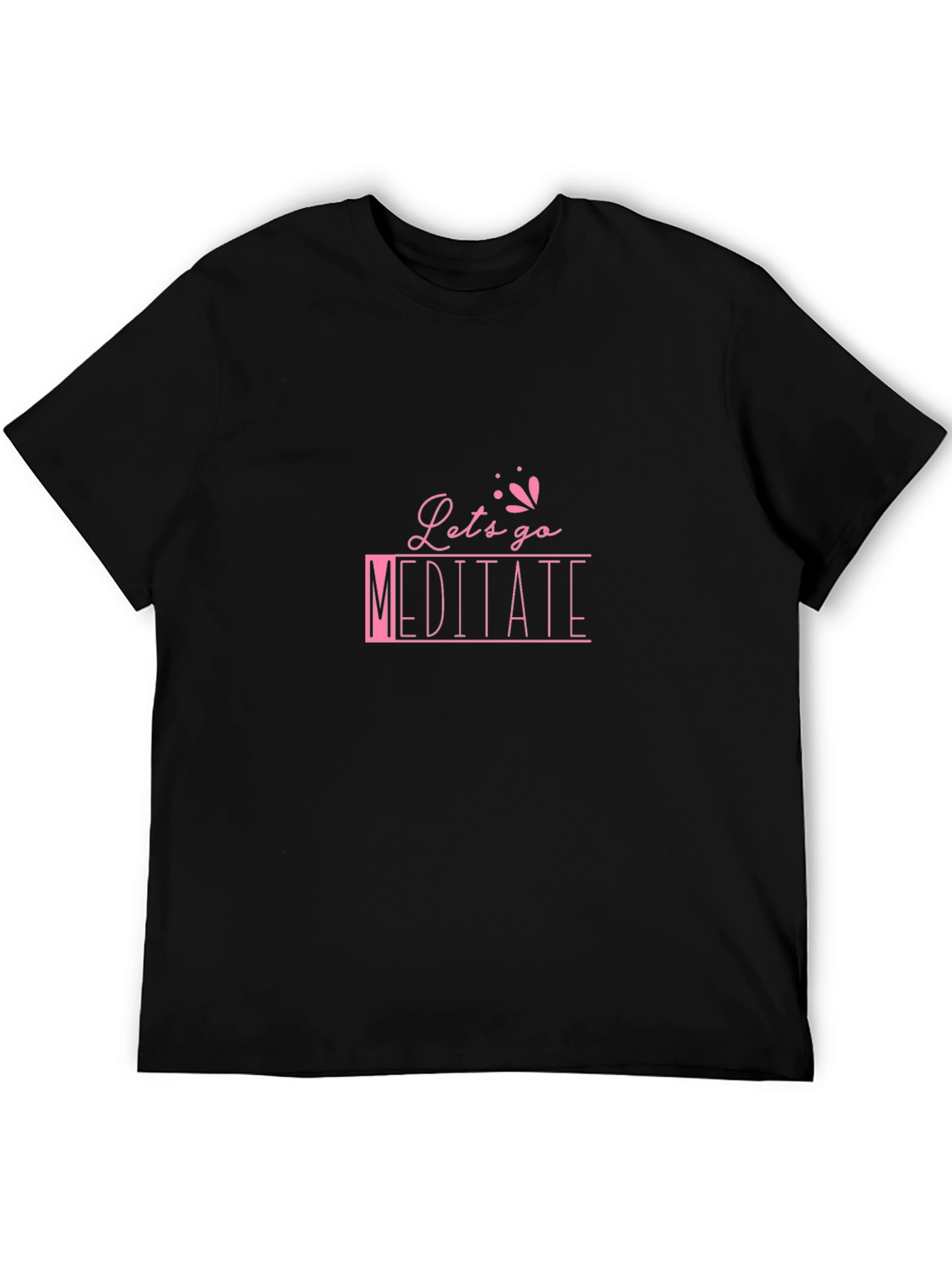 Meditate Graphic Tee - Black