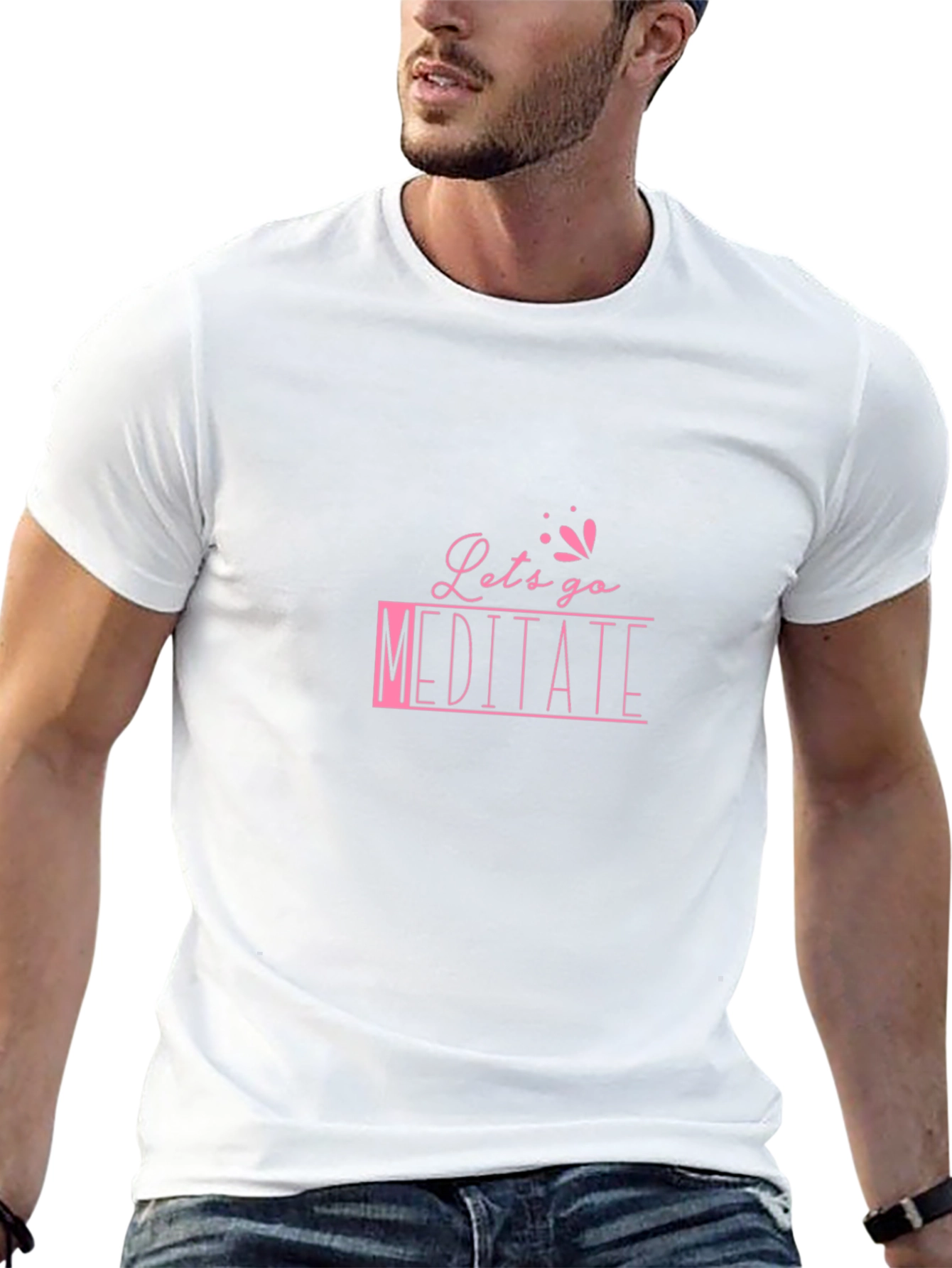 Meditate Graphic Tee - Black