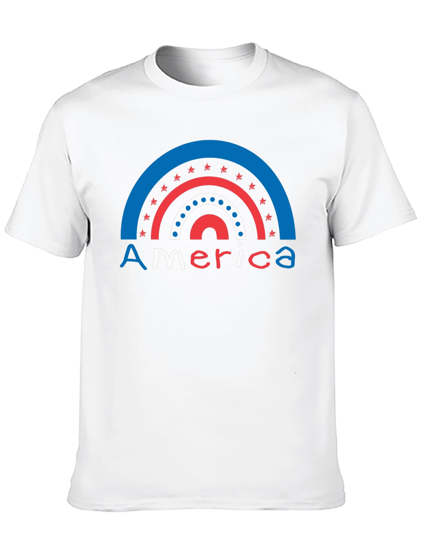 Patriotic Rainbow America T-Shirt