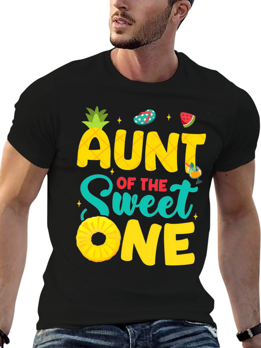 Aunt of the Sweet One T-Shirt | Summer Vibes