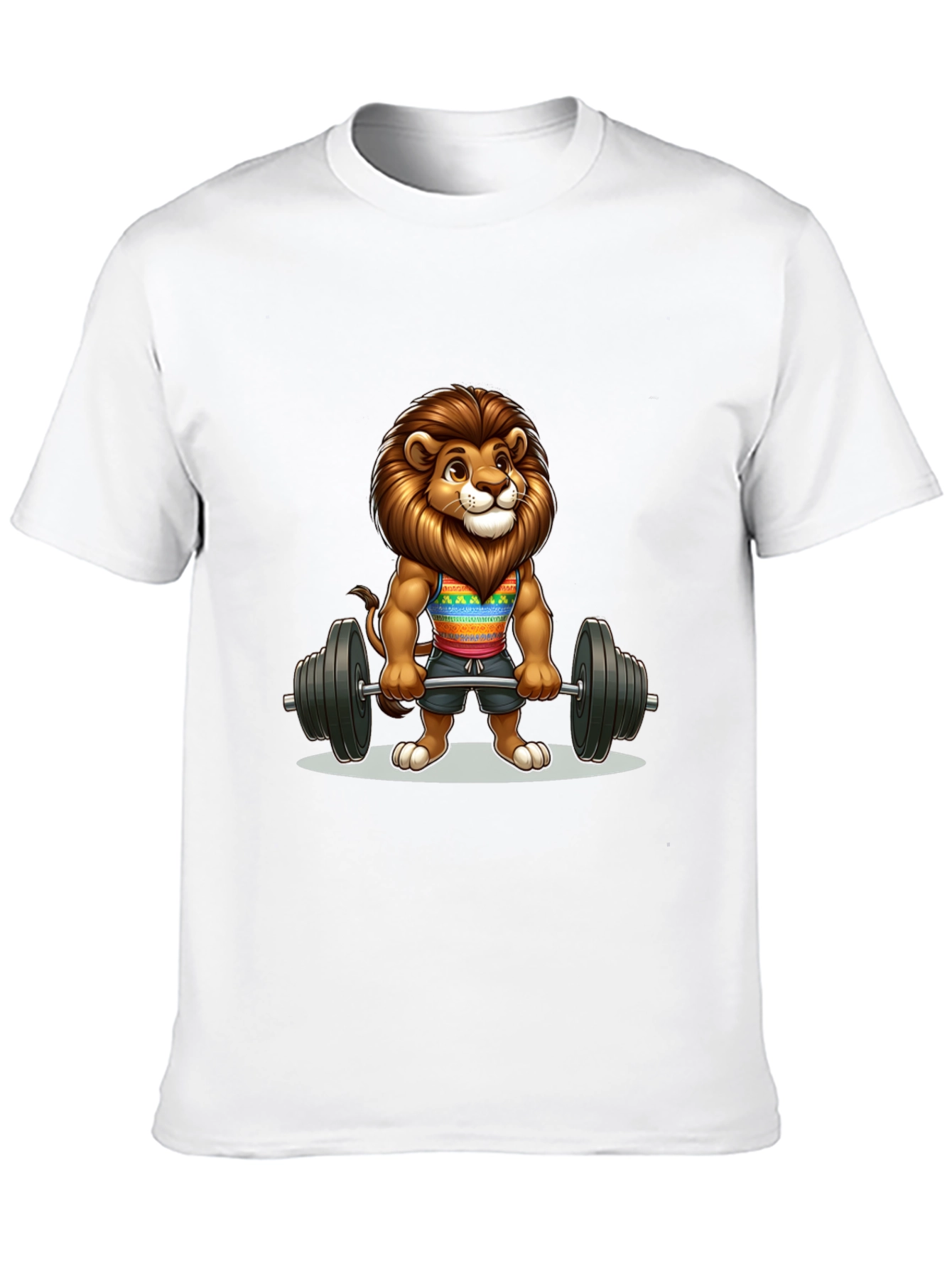 Lion Gym Bro Graphic Tee