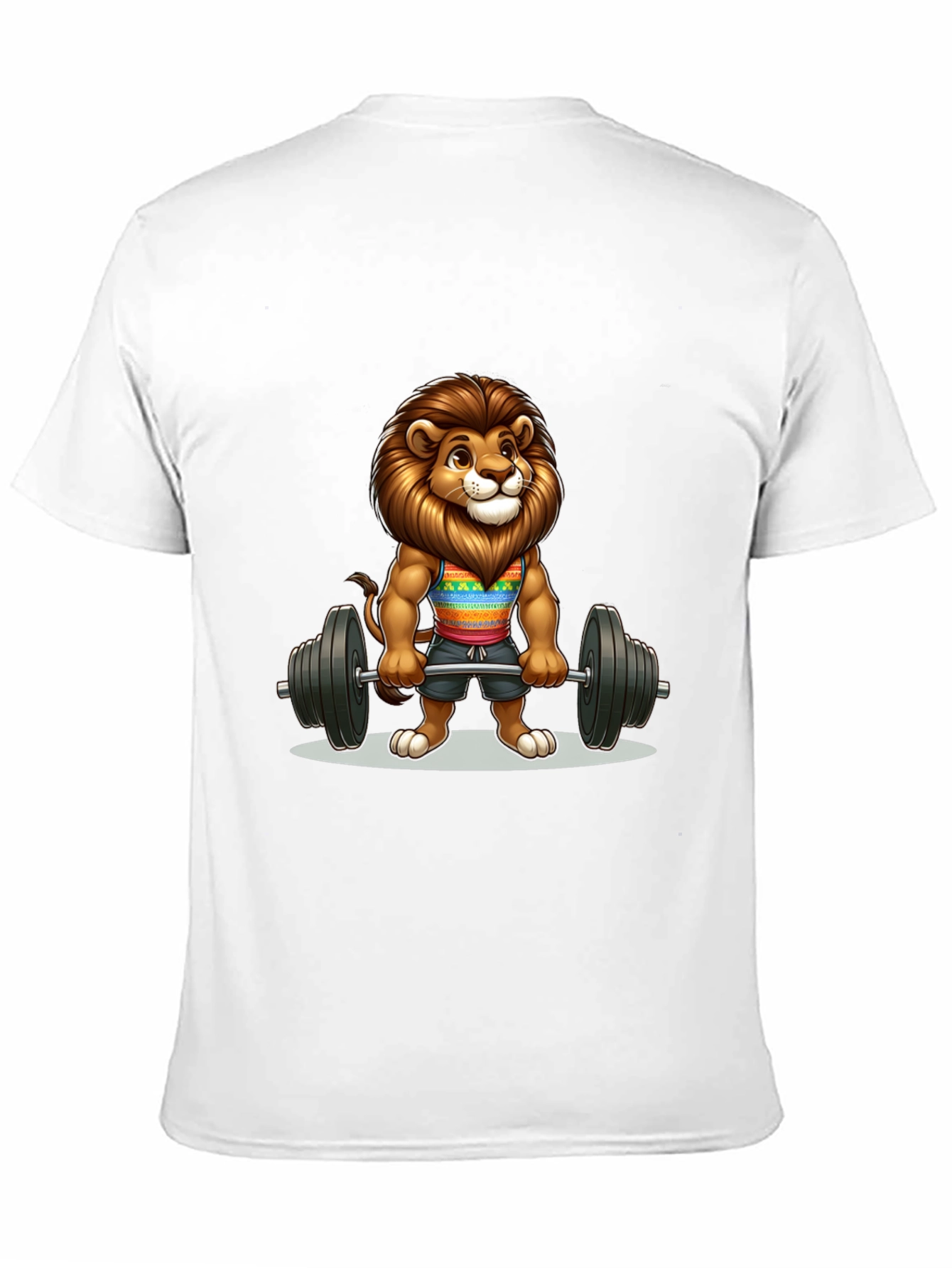 Lion Gym Bro Graphic Tee
