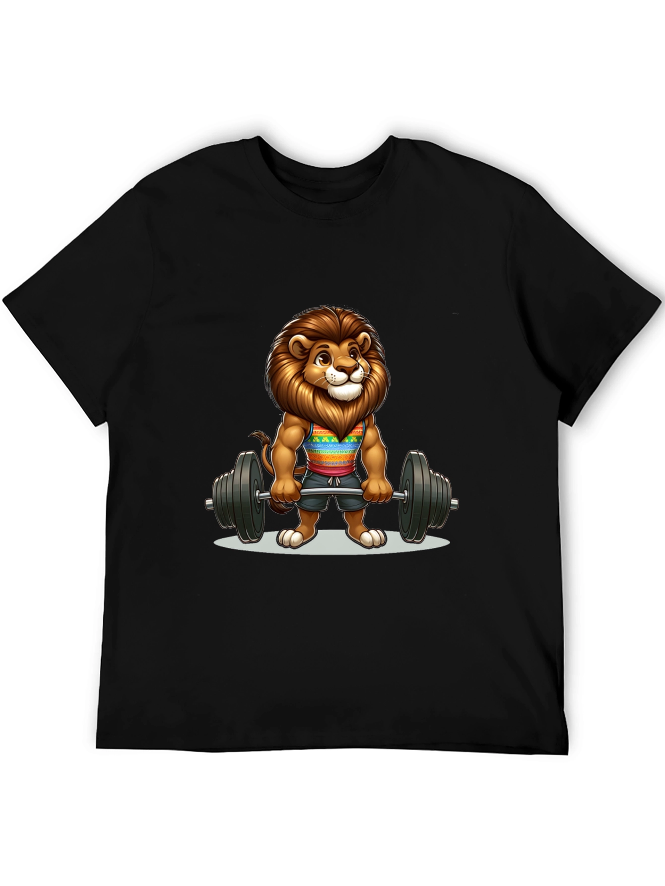 Lion Gym Bro Graphic Tee
