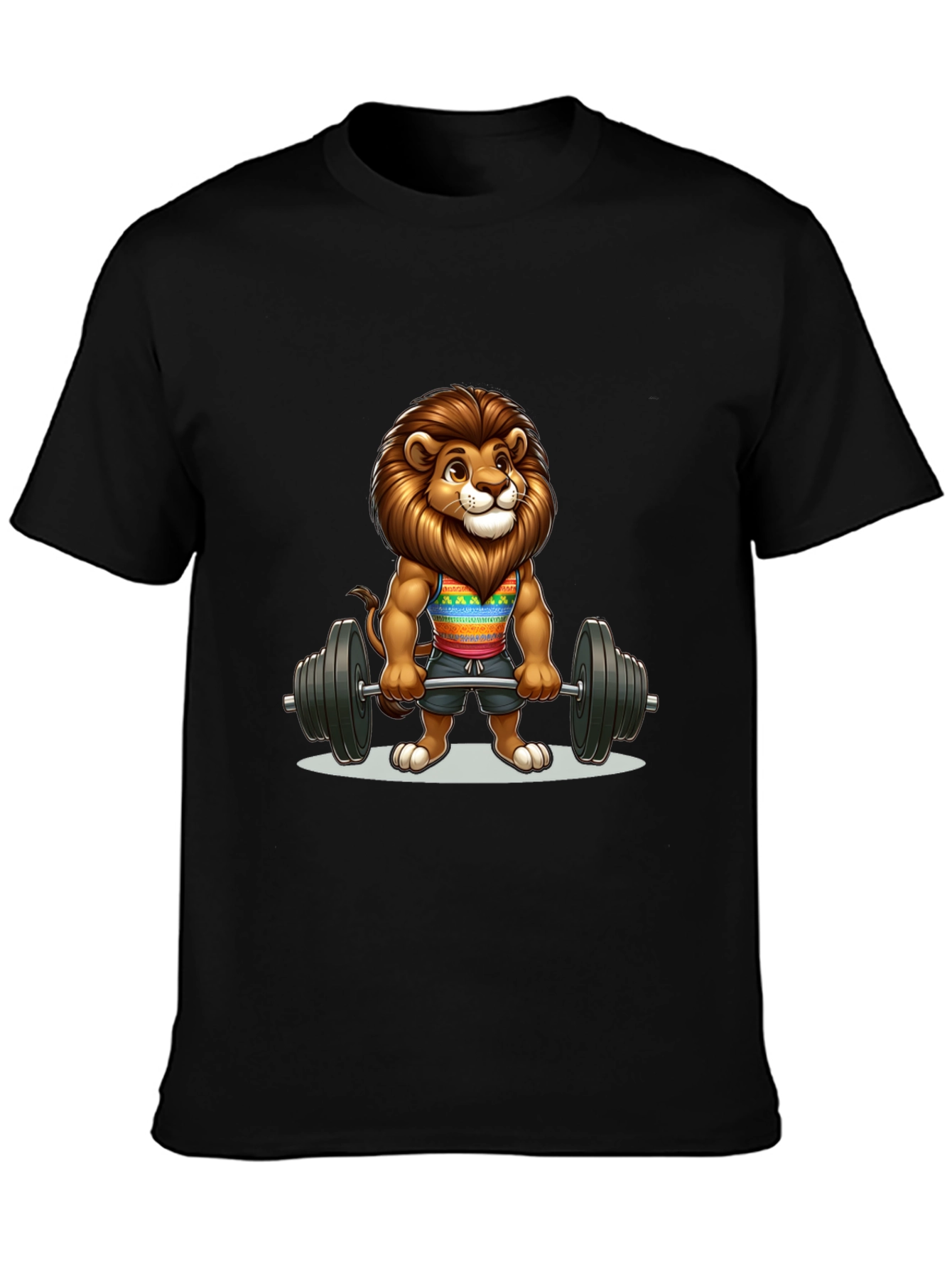 Lion Gym Bro Graphic Tee