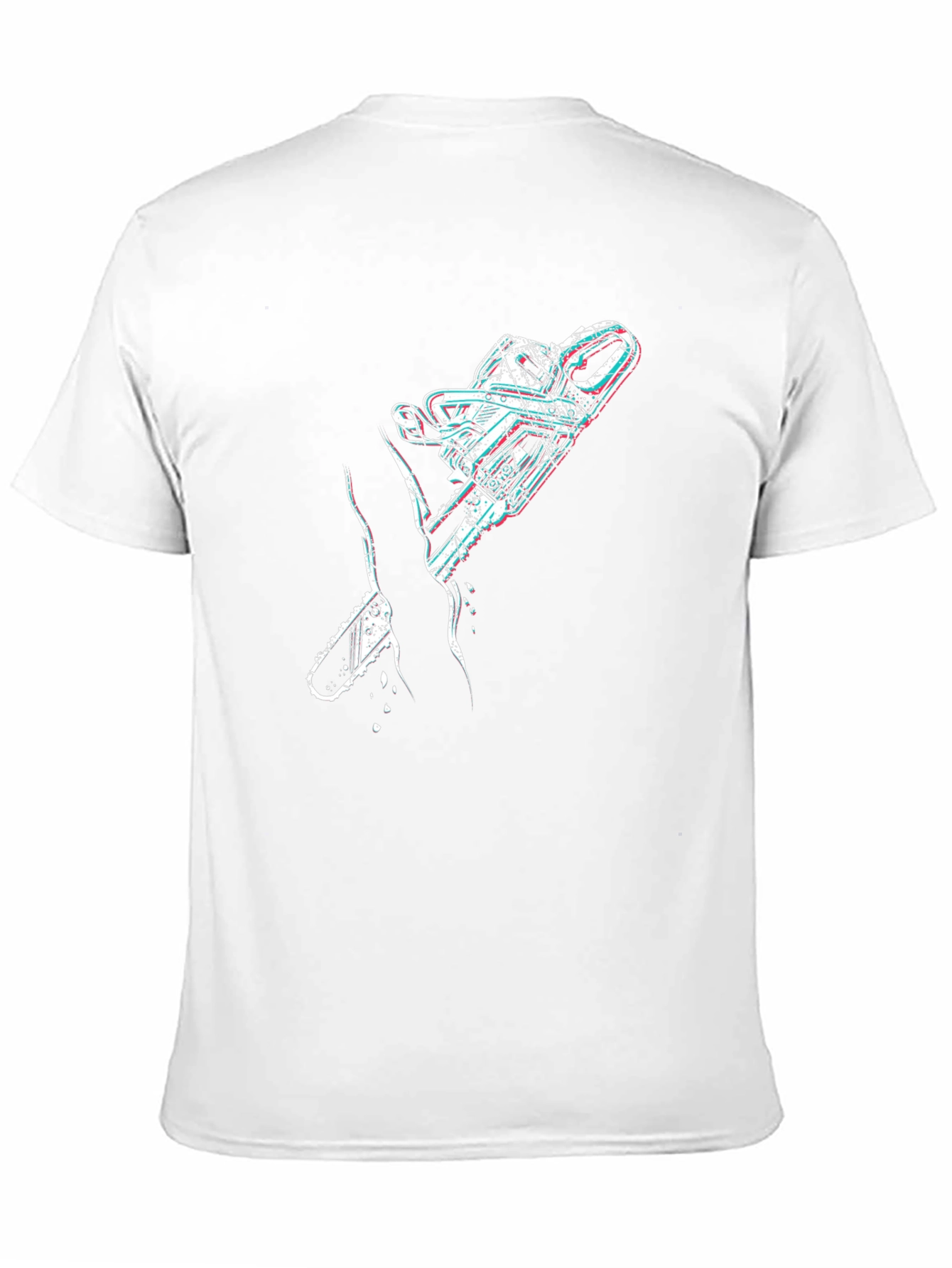 Chainsaw Graphic Black T-Shirt
