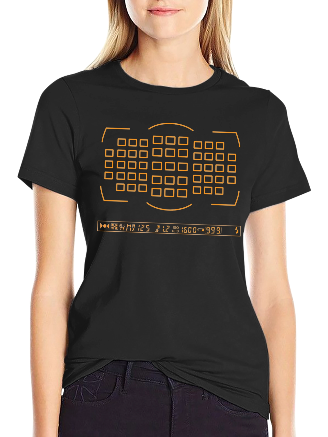 Camera Viewfinder Graphic Tee - Photography Enthusiast