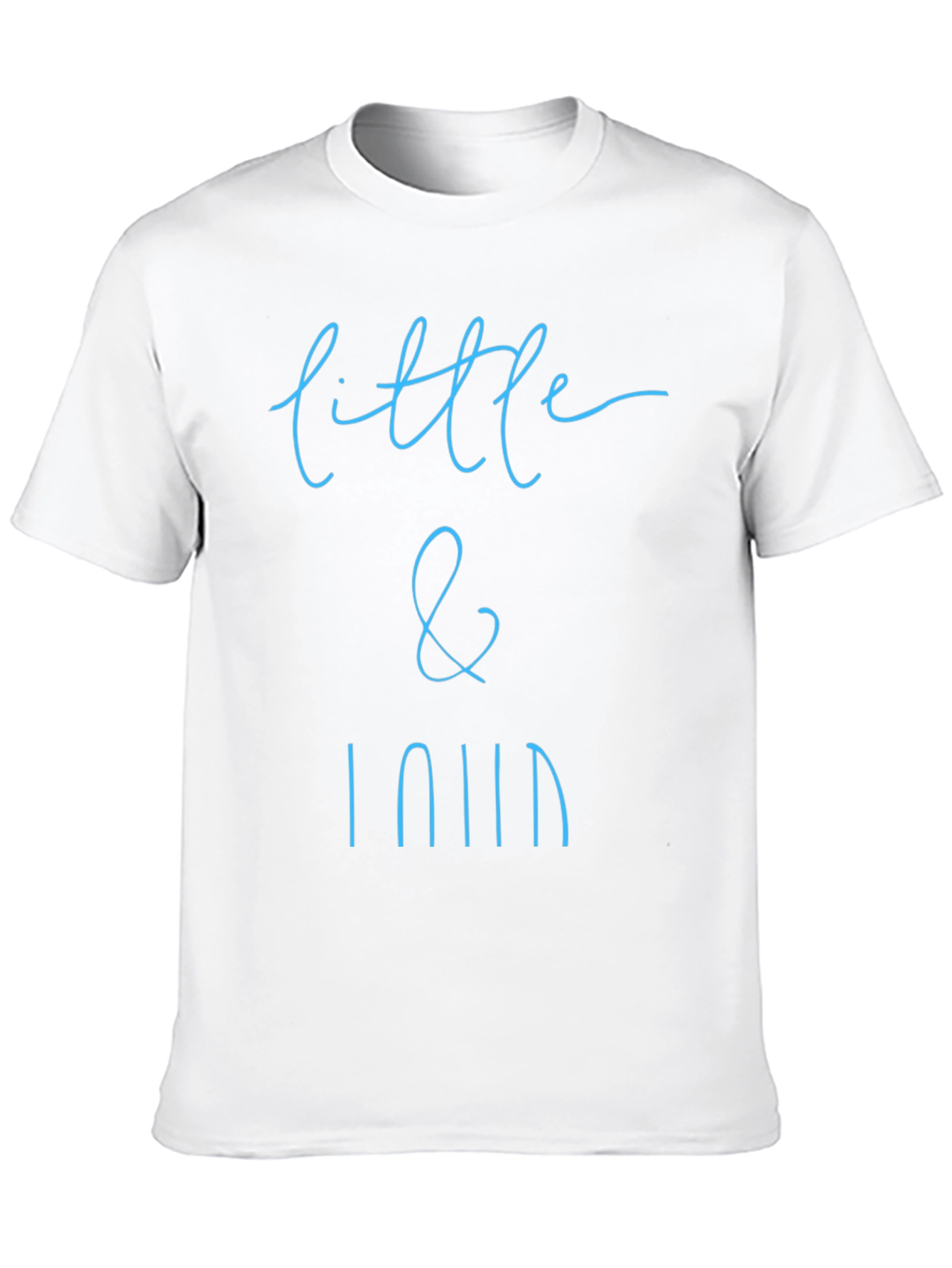 Little & Loud Graphic Tee - Stylish Black T-Shirt