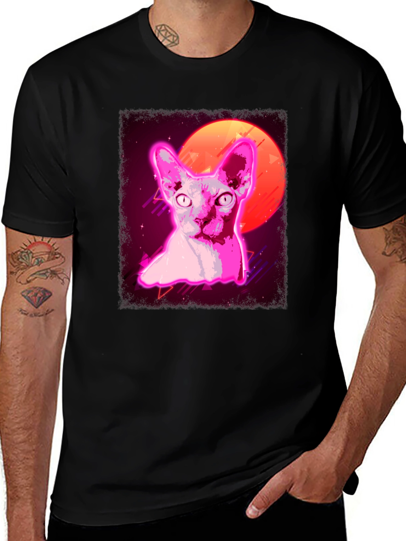 Retro Sphynx Cat T-Shirt