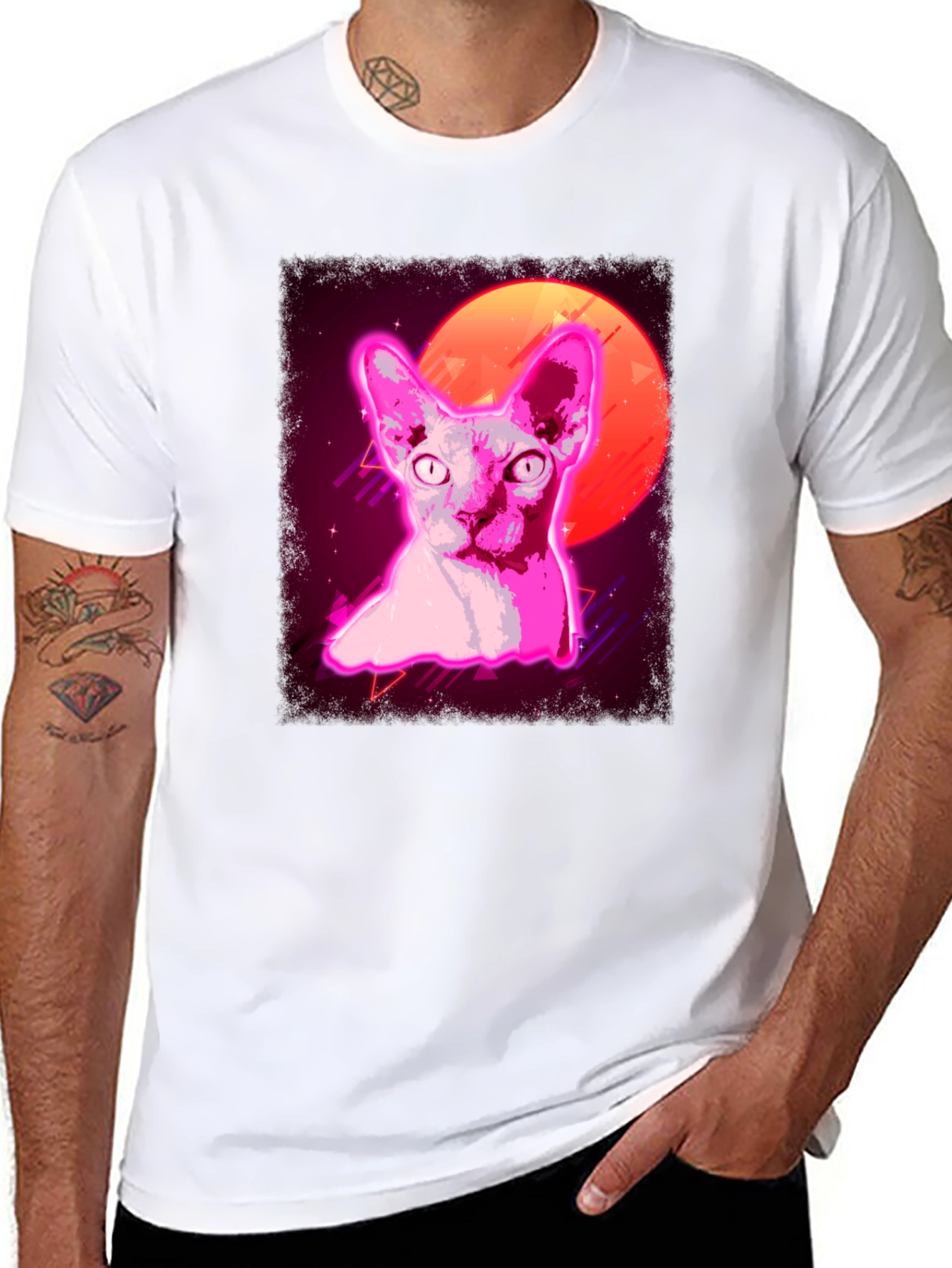 Retro Sphynx Cat T-Shirt