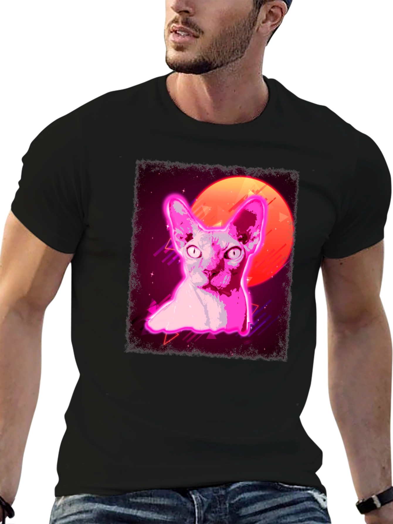 Retro Sphynx Cat T-Shirt