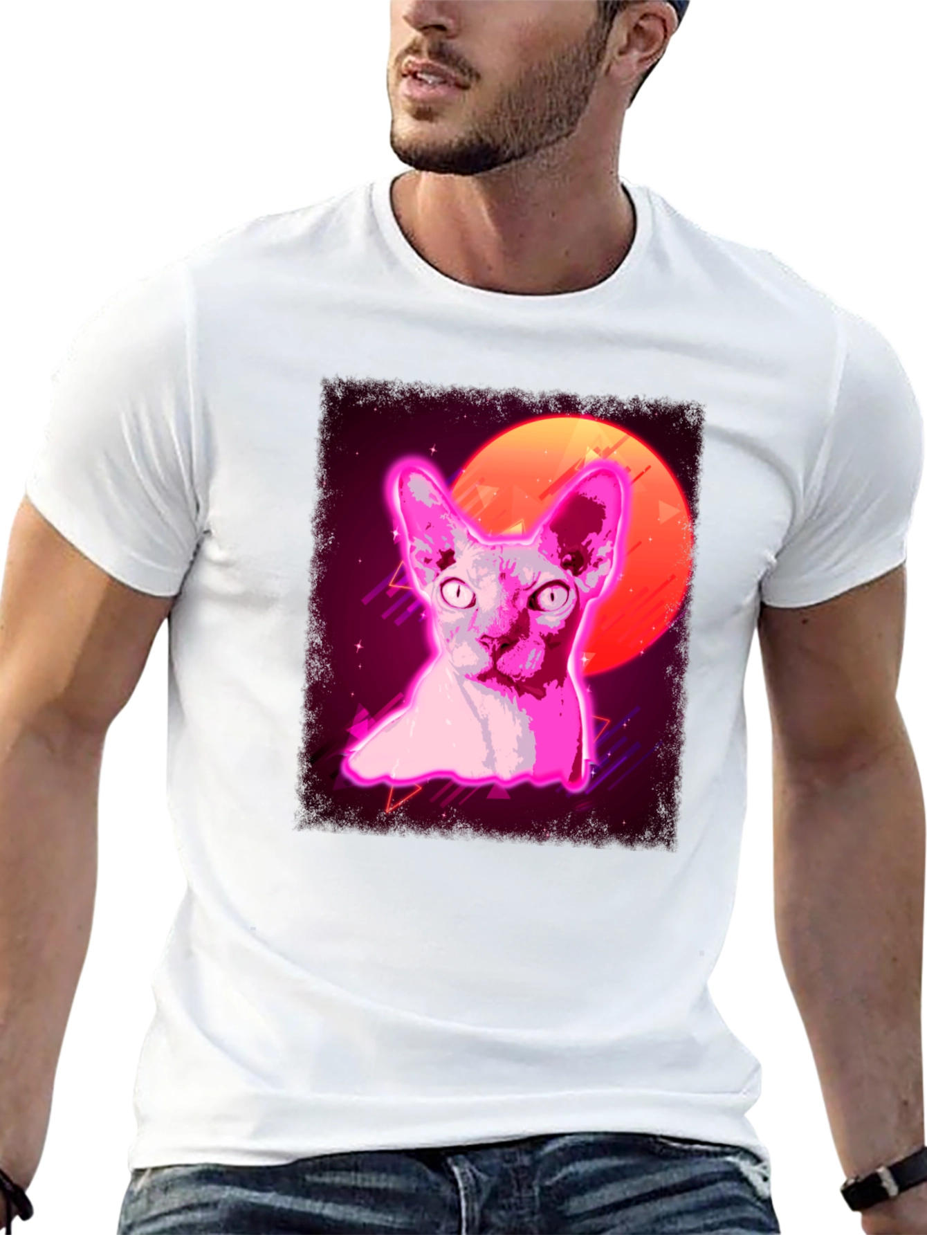 Retro Sphynx Cat T-Shirt