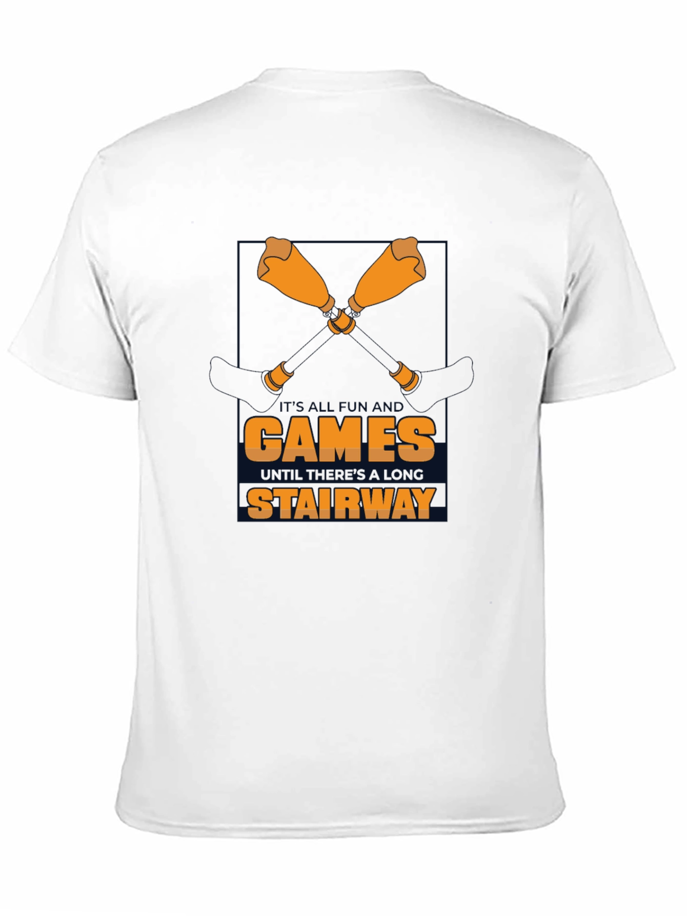 Games Stairway Black Graphic Tee