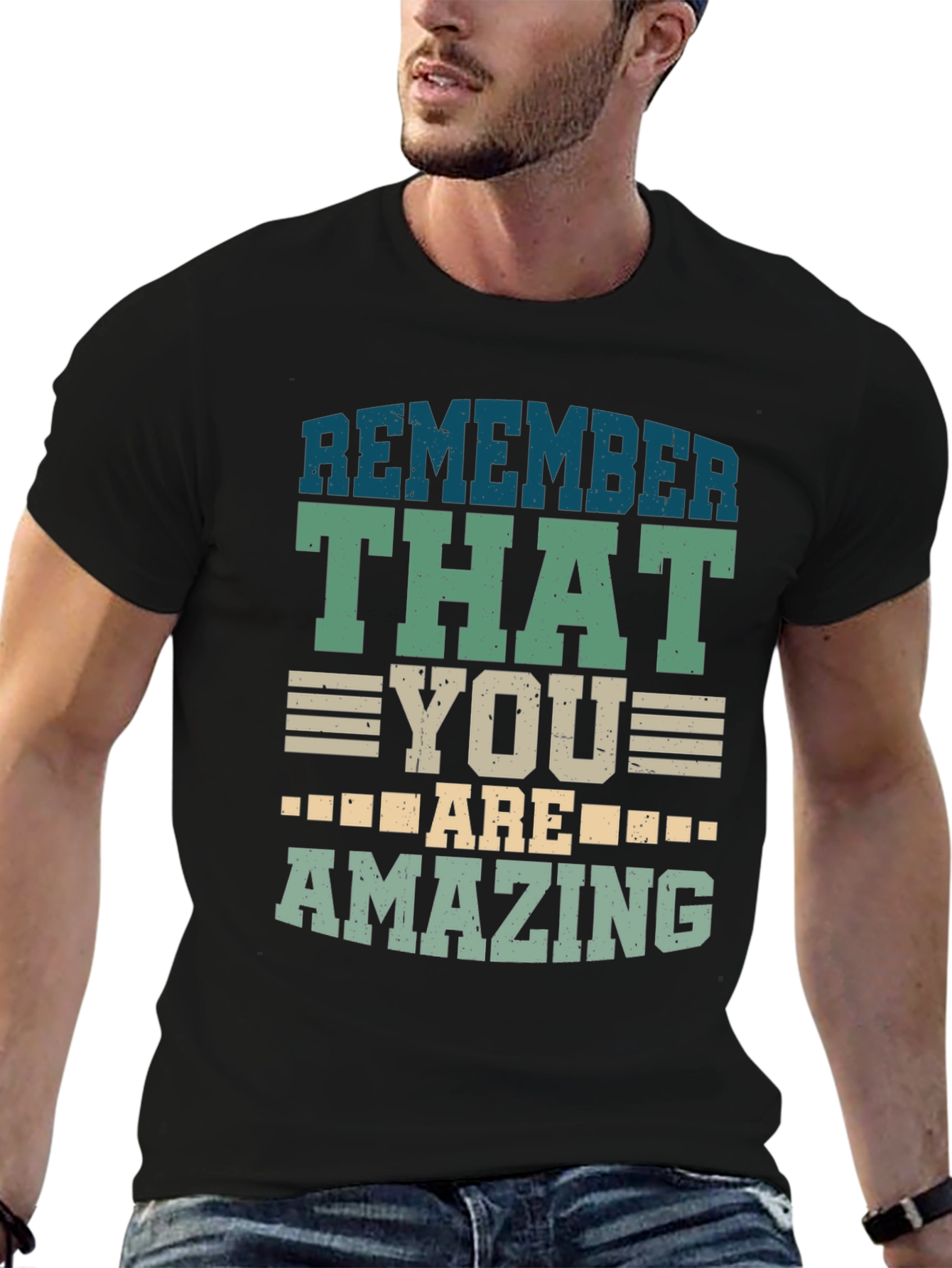 Remember That You Are Amazing Black T-Shirt