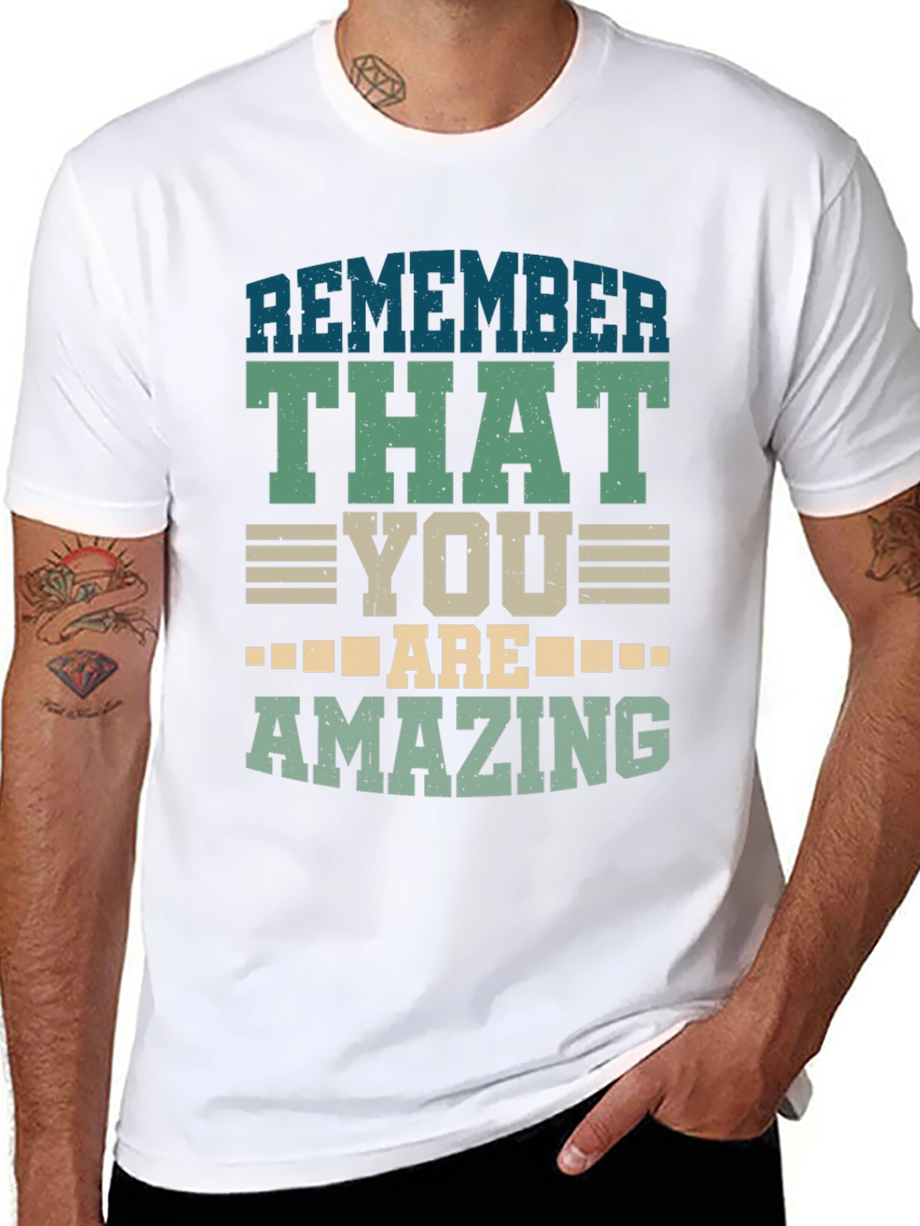 Remember That You Are Amazing Black T-Shirt