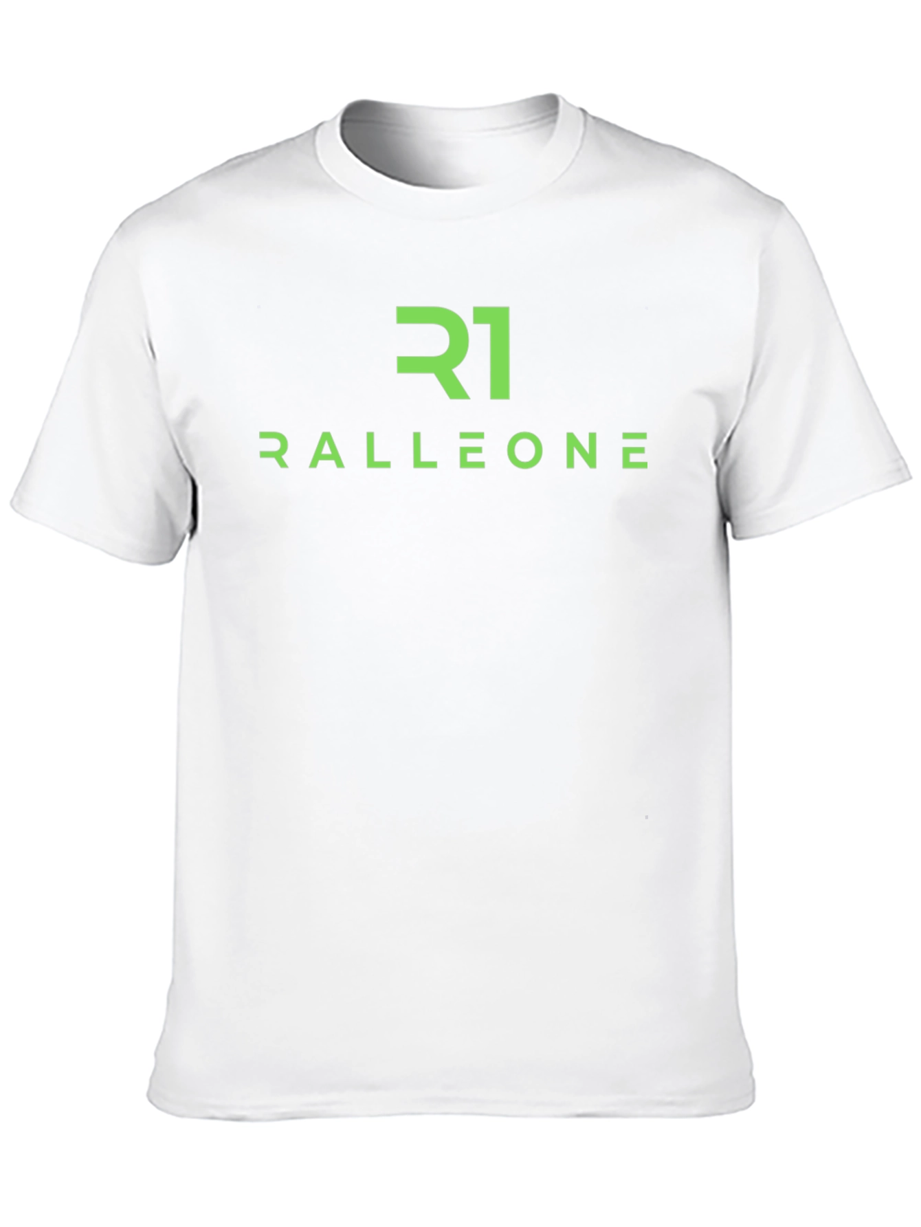 Ralleone Green Logo Black T-Shirt