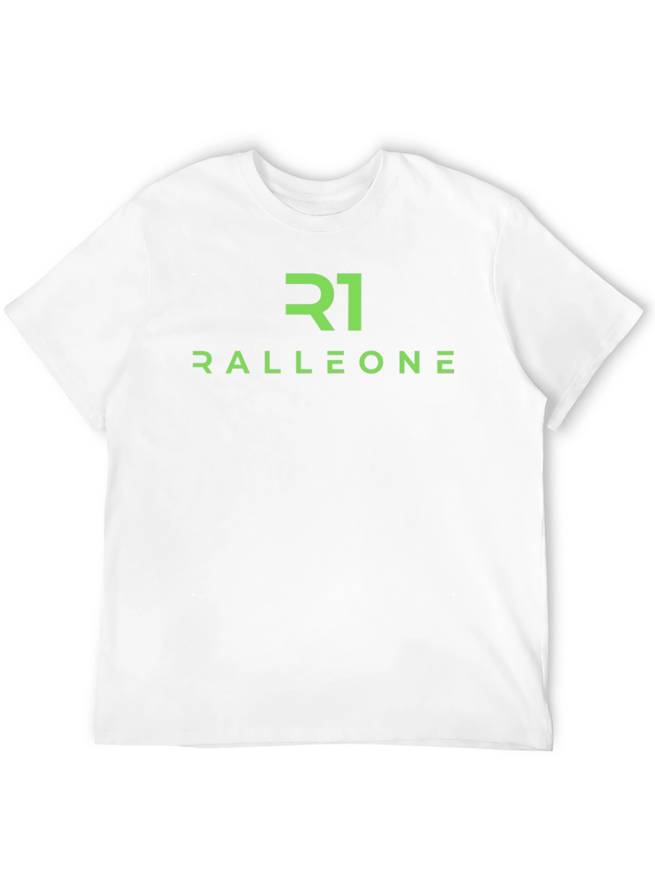 Ralleone Green Logo Black T-Shirt