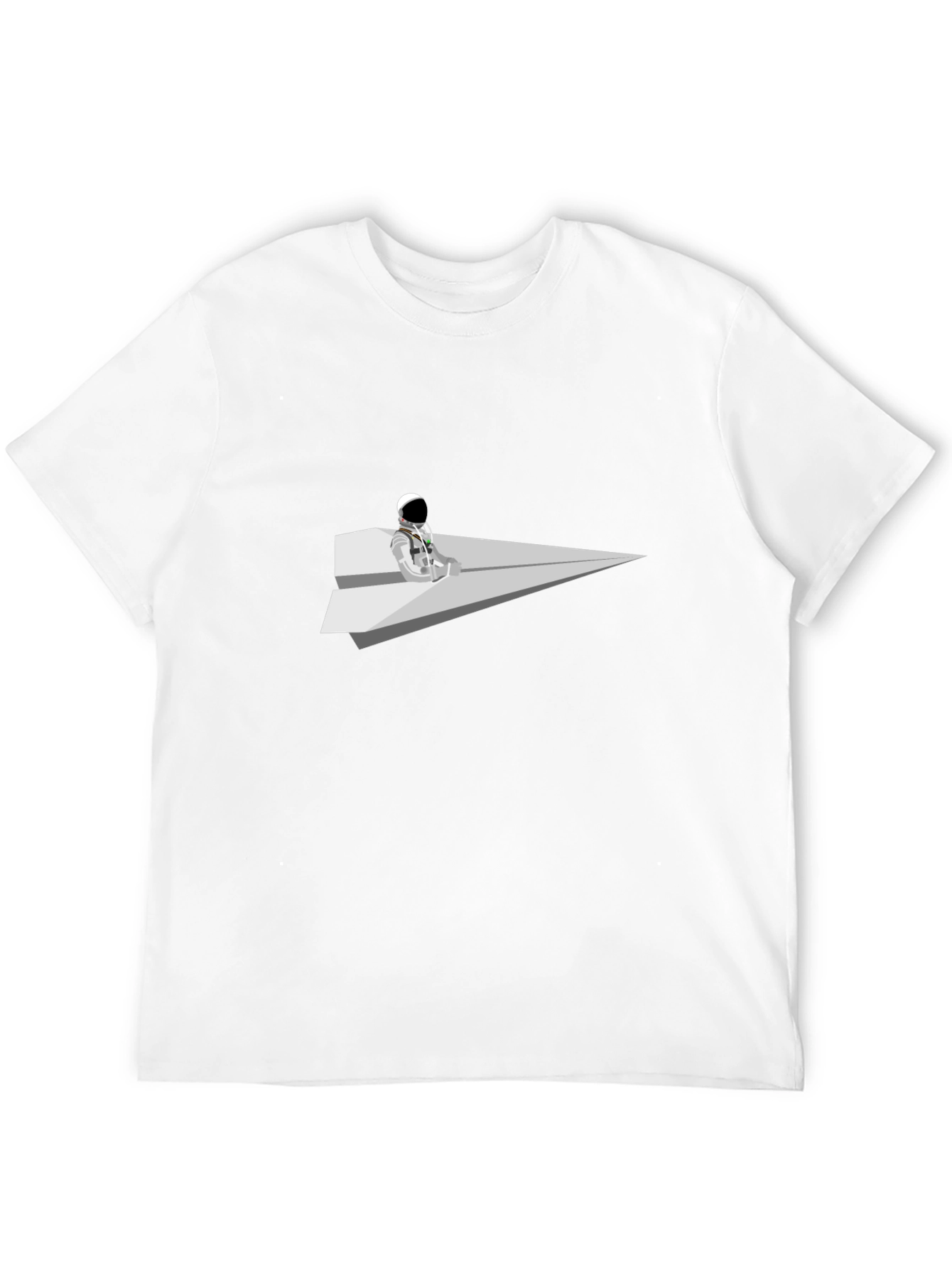 Astronaut Paper Airplane T-Shirt