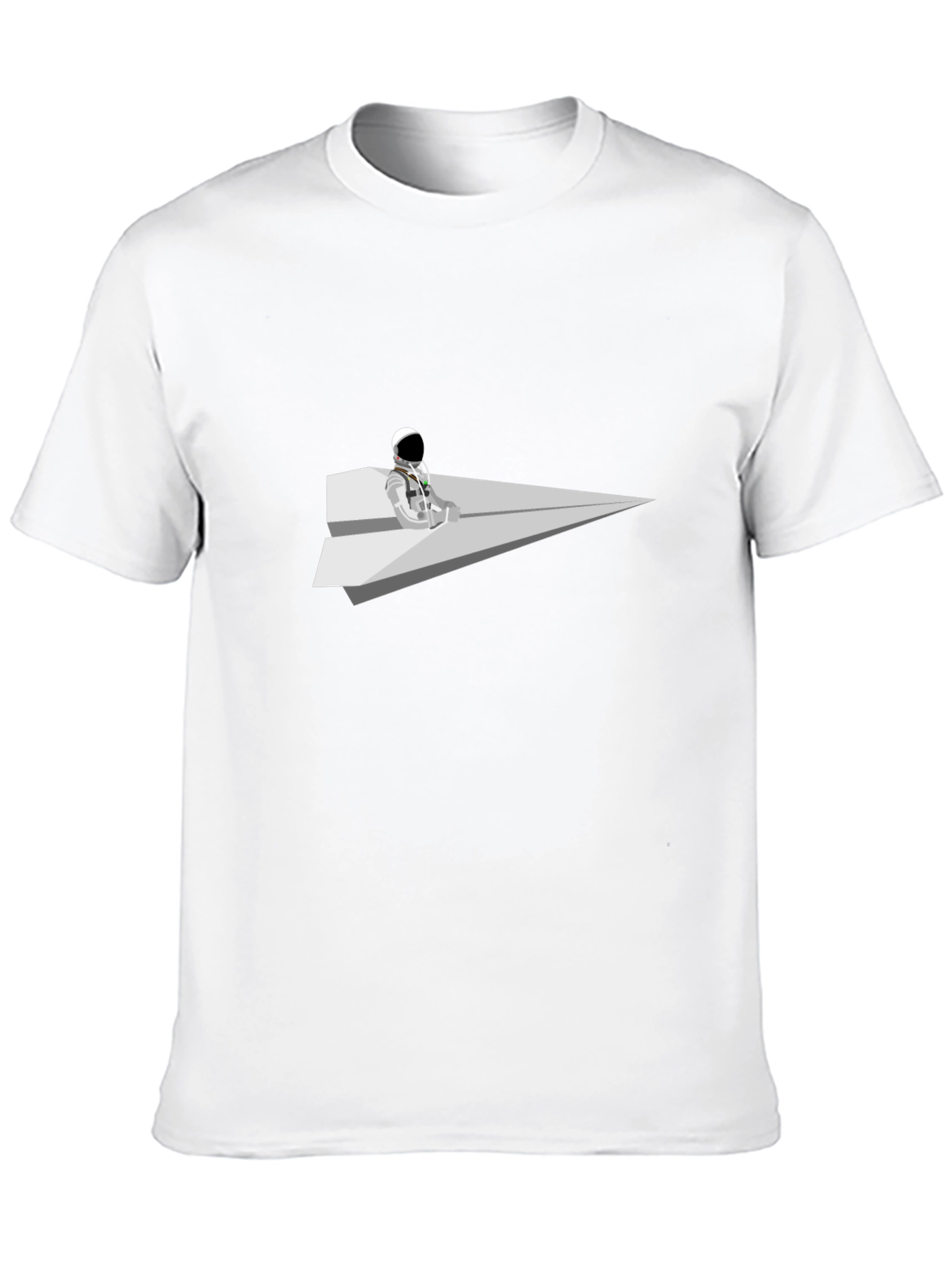 Astronaut Paper Airplane T-Shirt