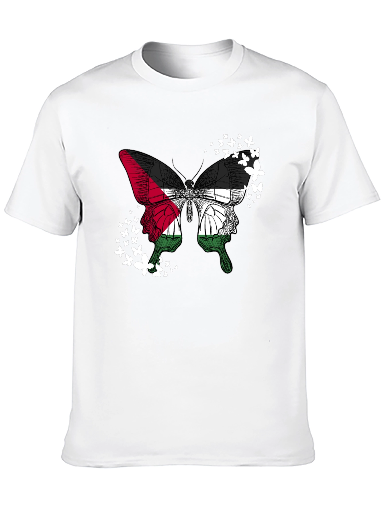Palestinian Flag Butterfly T-Shirt