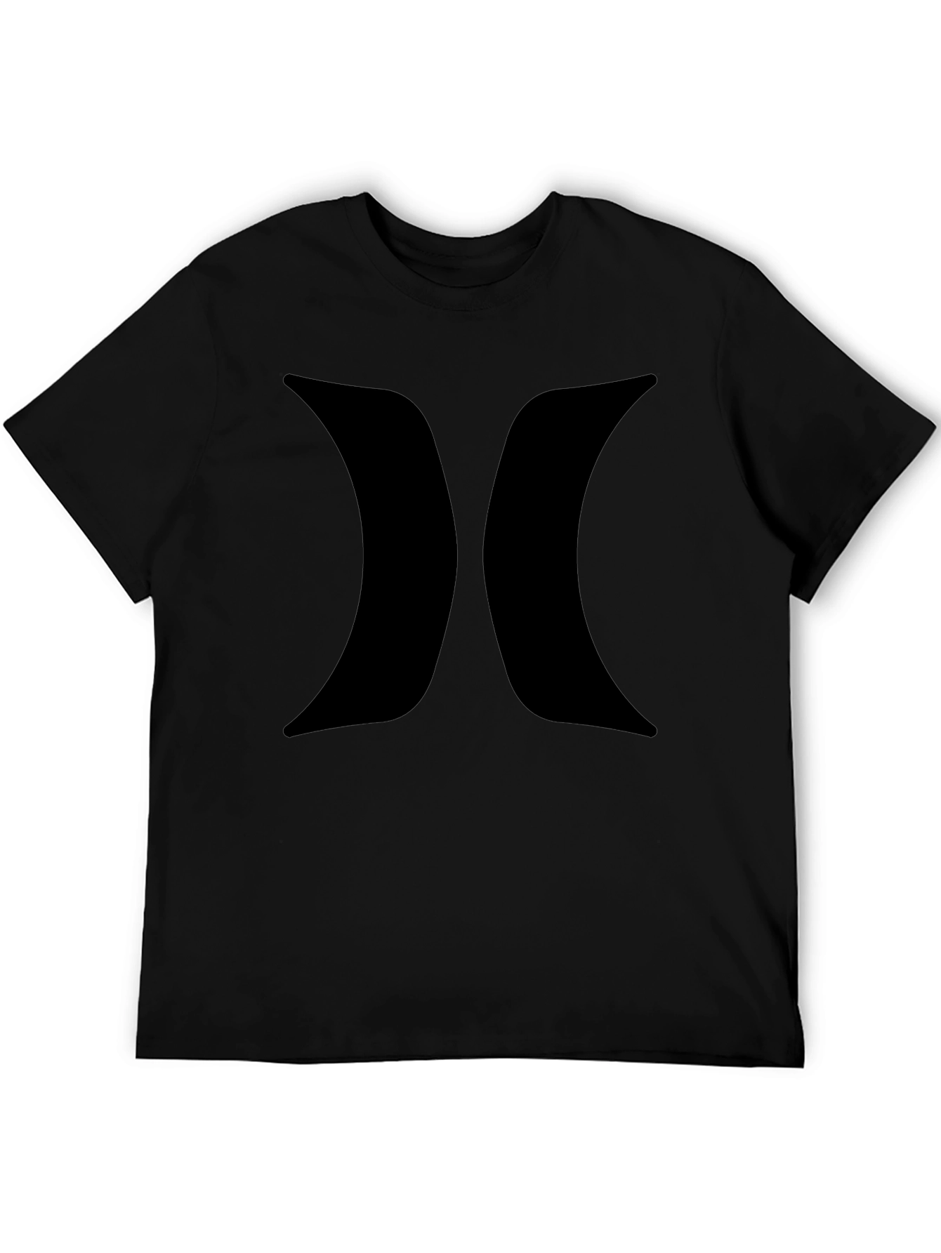 Black Hurley Graphic Tee - Mens Casual Style