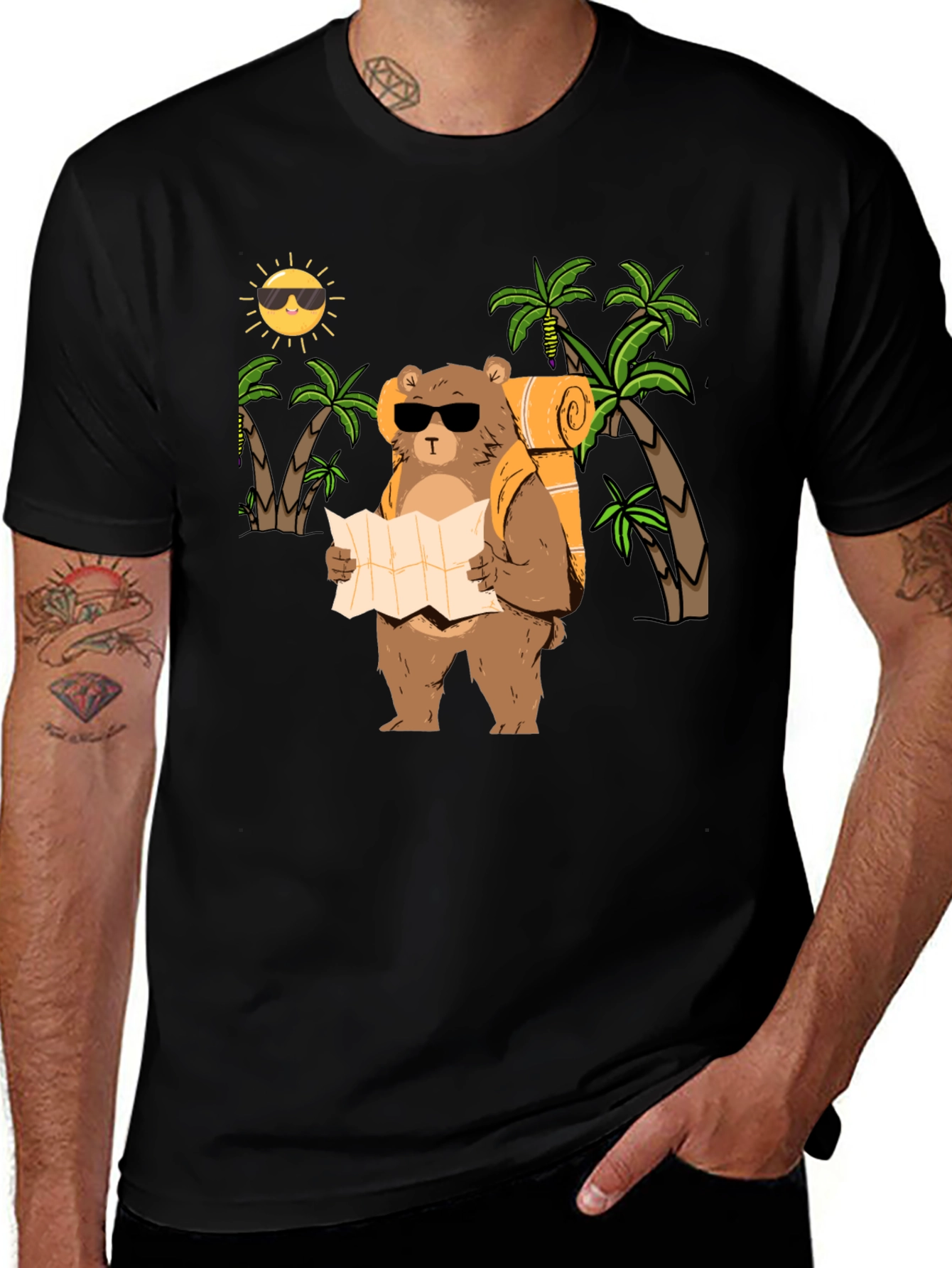 Bear Tourist T-Shirt - Adventure Ready!