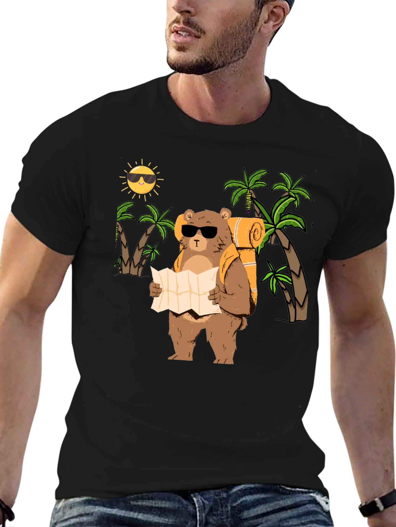 Bear Tourist T-Shirt - Adventure Ready!