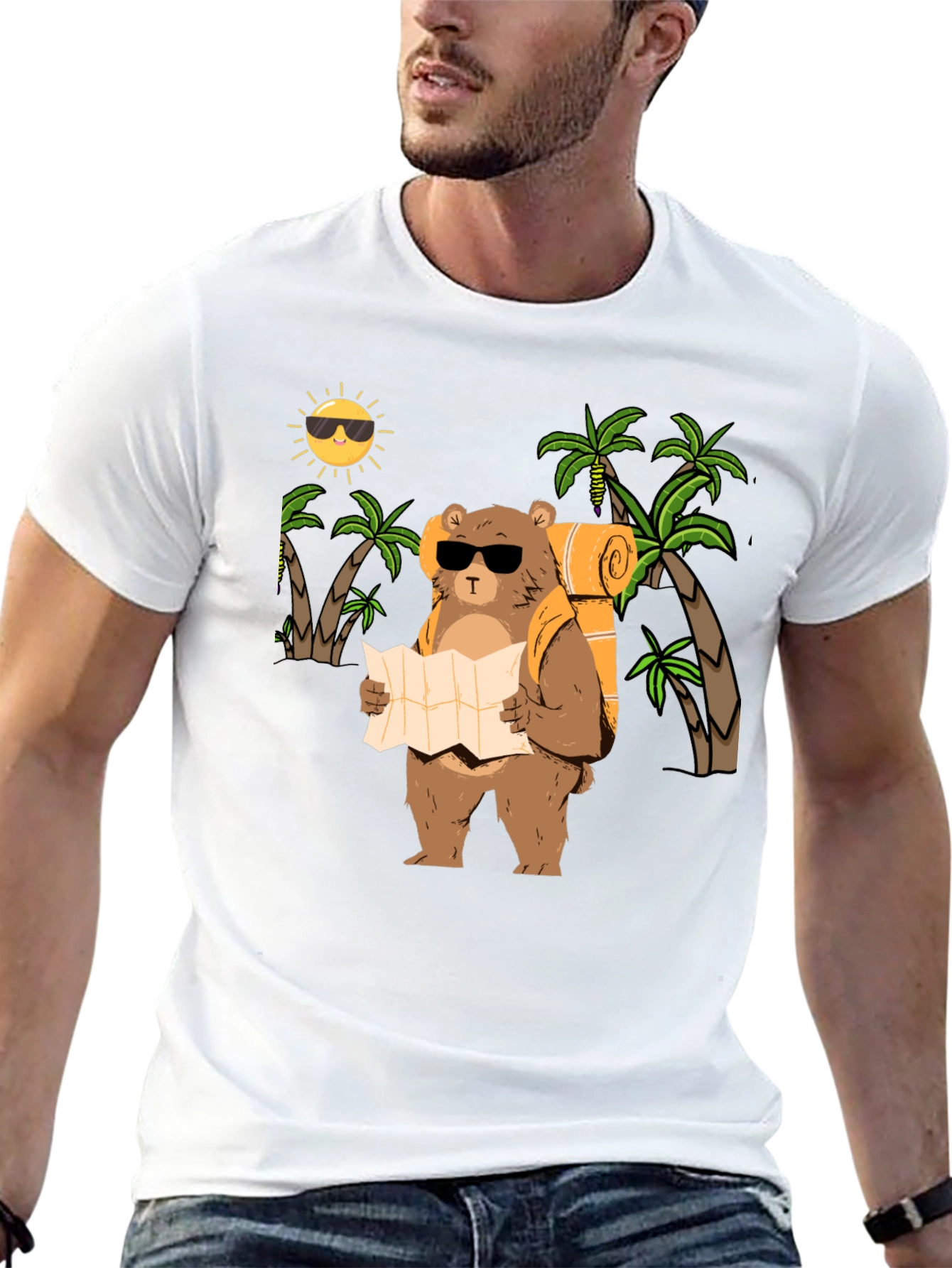 Bear Tourist T-Shirt - Adventure Ready!