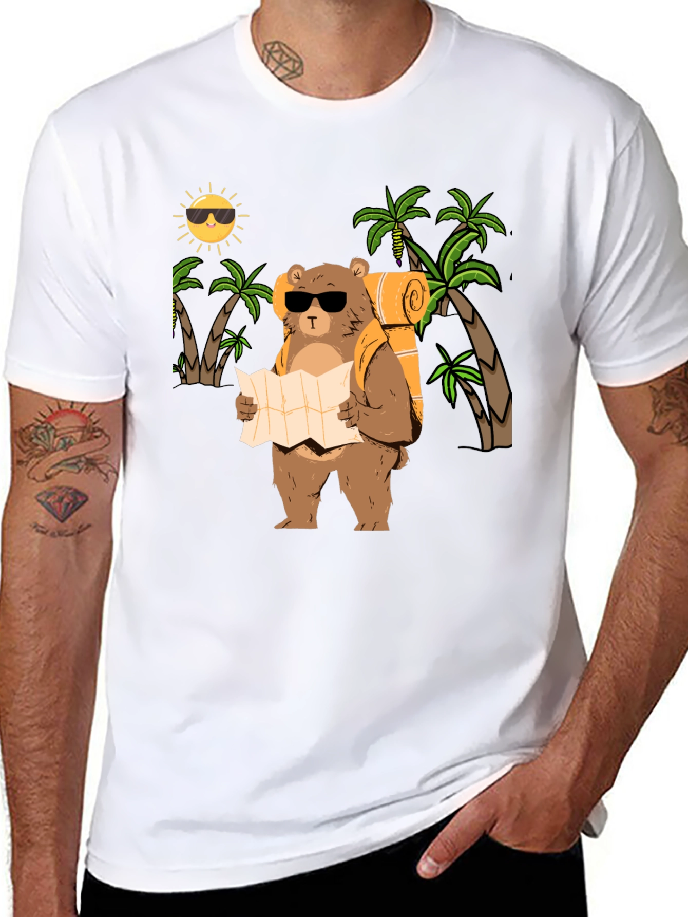 Bear Tourist T-Shirt - Adventure Ready!