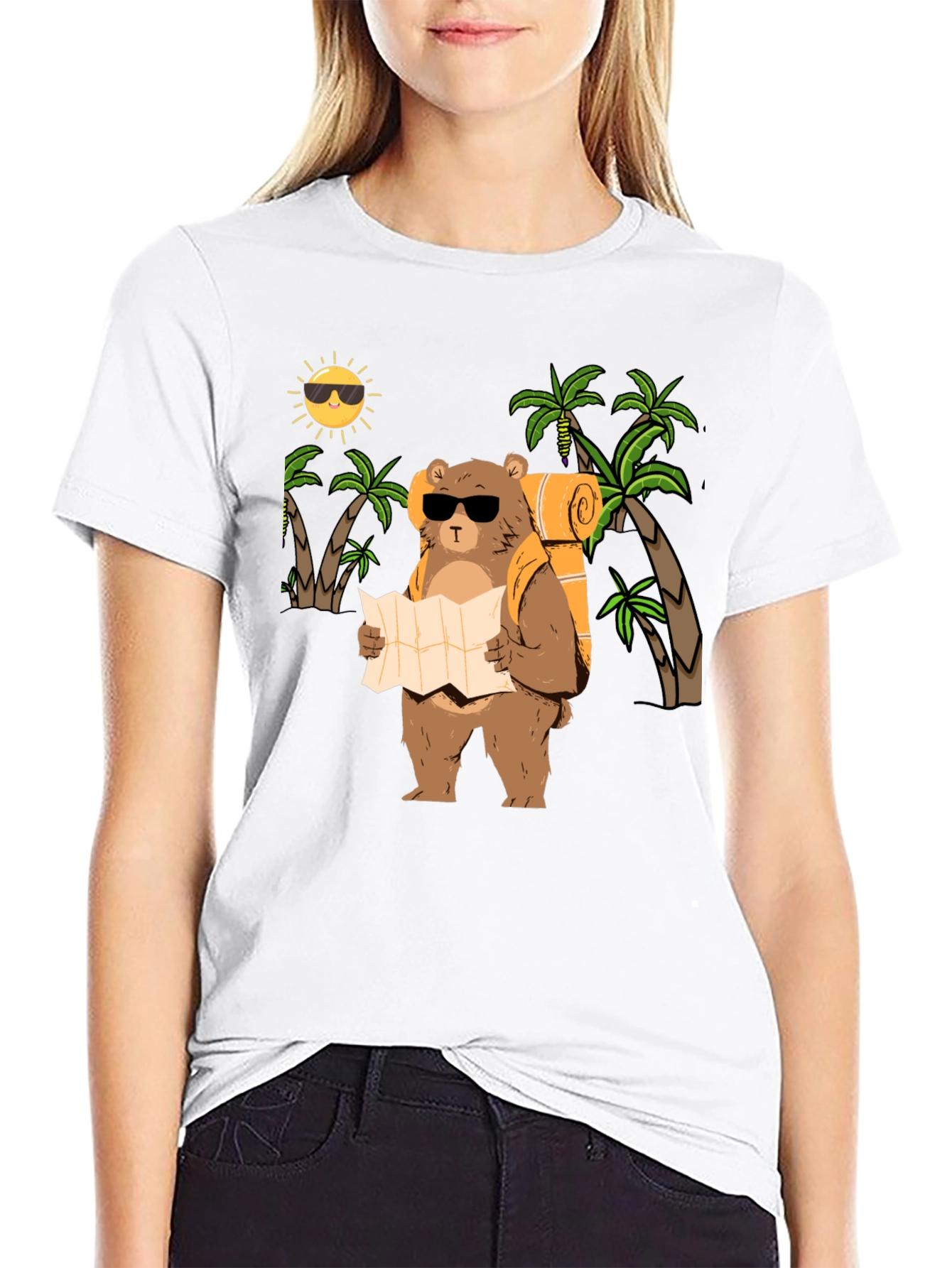 Bear Tourist T-Shirt - Adventure Ready!