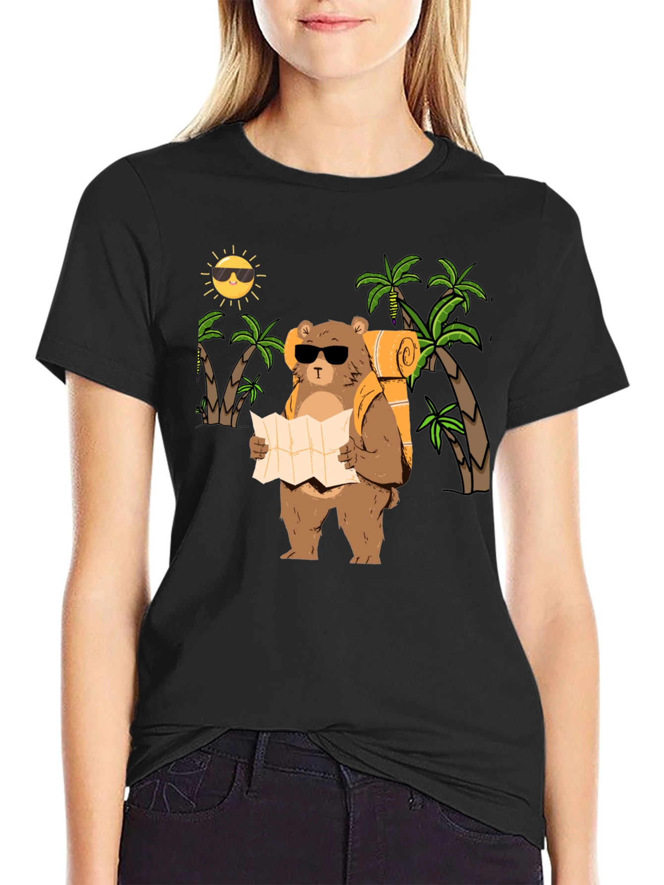 Bear Tourist T-Shirt - Adventure Ready!