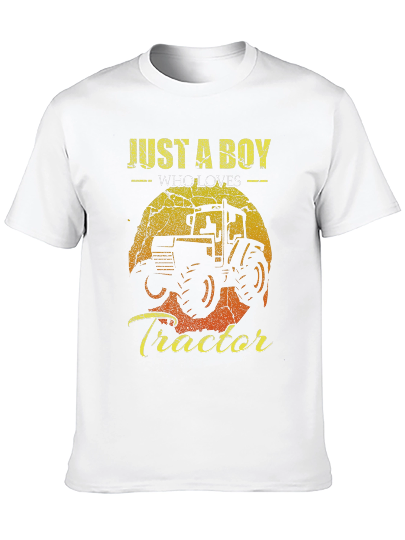 Just a Boy Who Loves Tractors Graphic Tee