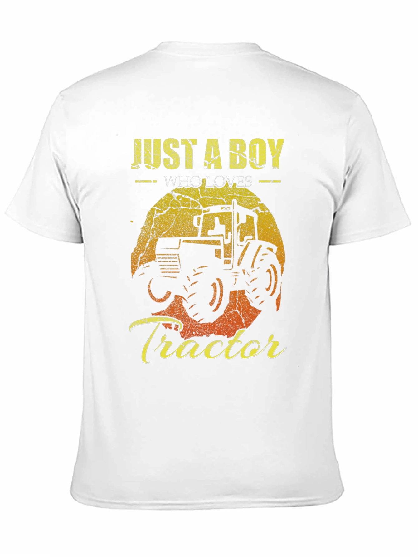 Just a Boy Who Loves Tractors Graphic Tee