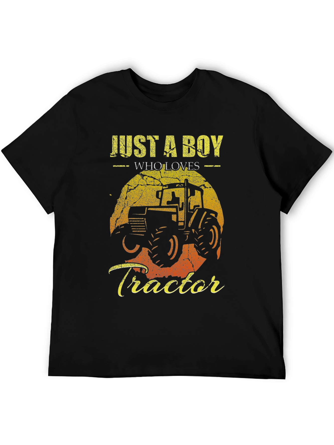 Just a Boy Who Loves Tractors Graphic Tee